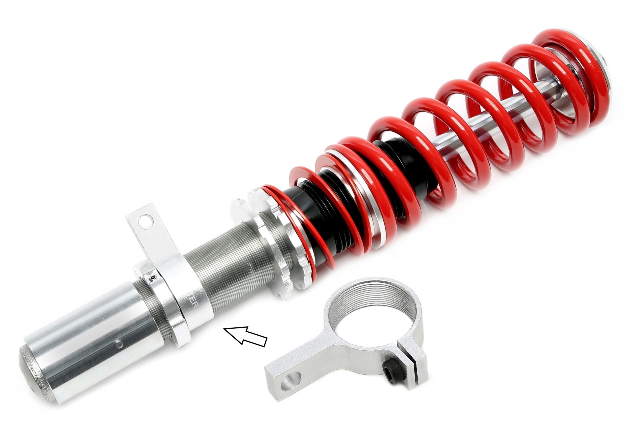 Koppelstangen Halterung aus Aluguss mit Bohrung 10mm