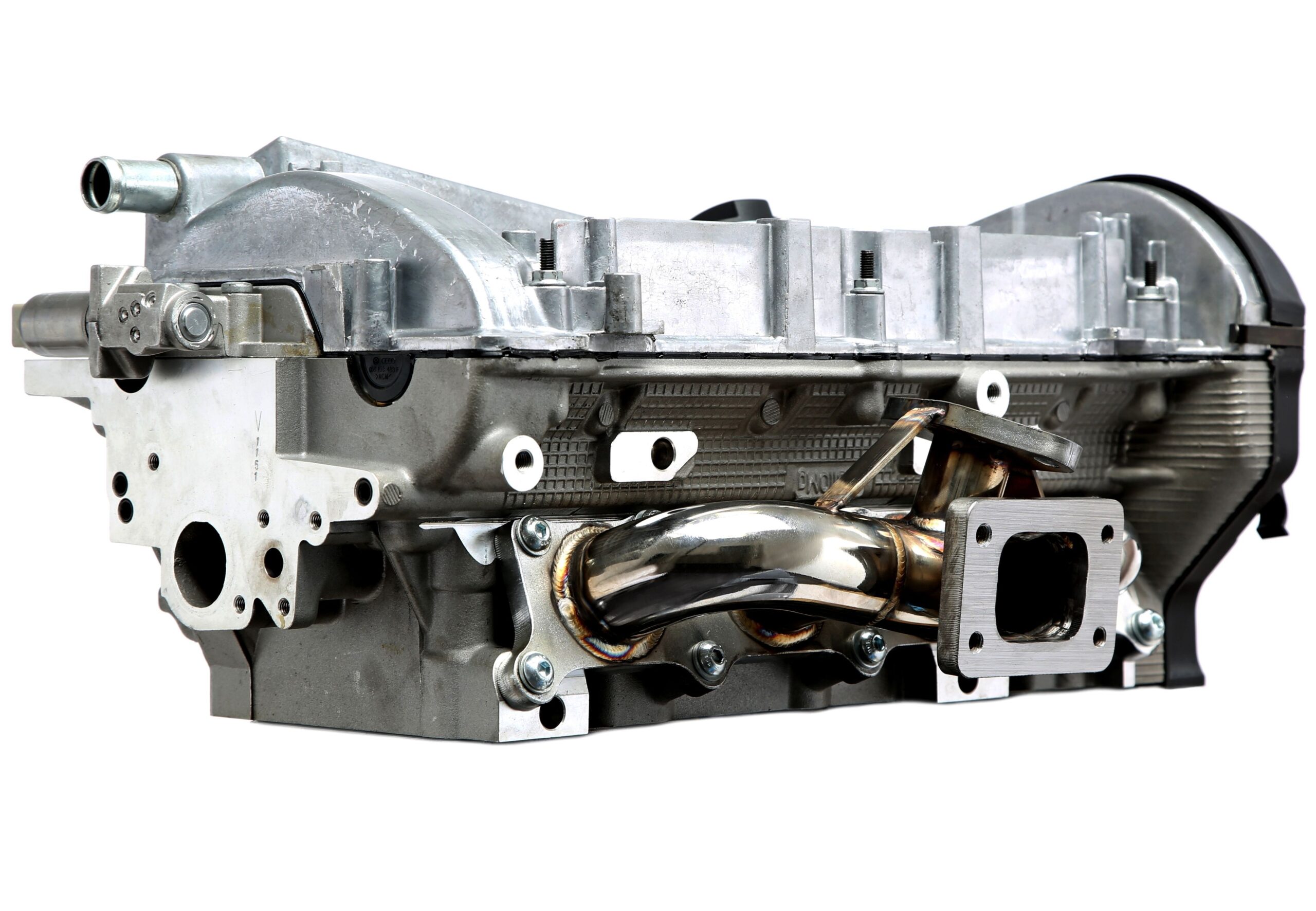 Edelstahl Turbokrümmer mit T25 Flansch/mit Wastegate Anschluß 1.8T Motoren passend für Audi / Seat / Skoda / VW