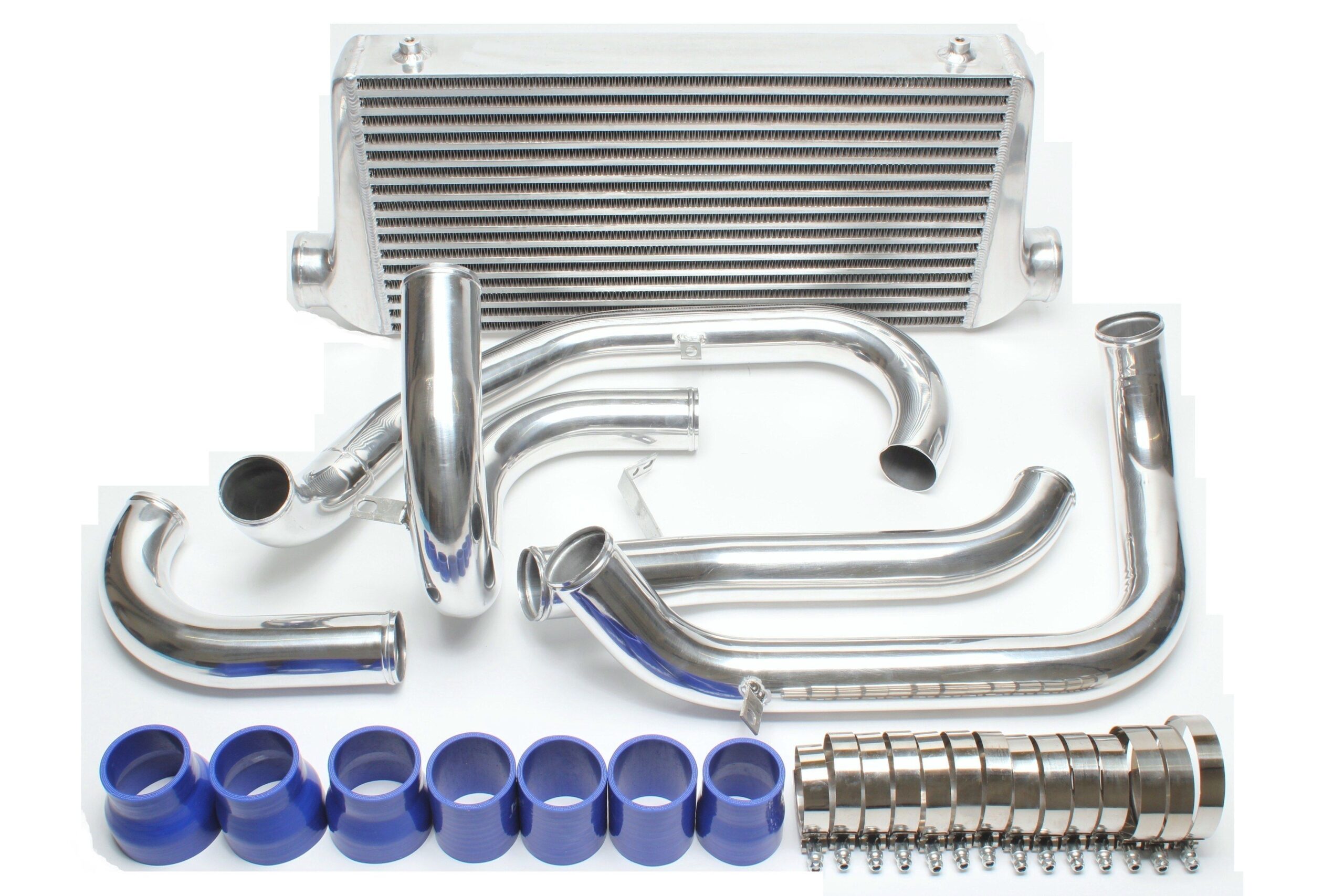 Ladeluftkühler Kit passend für Subaru Impreza WRX 2000 - 2007 (sitzt vor dem Motor)
