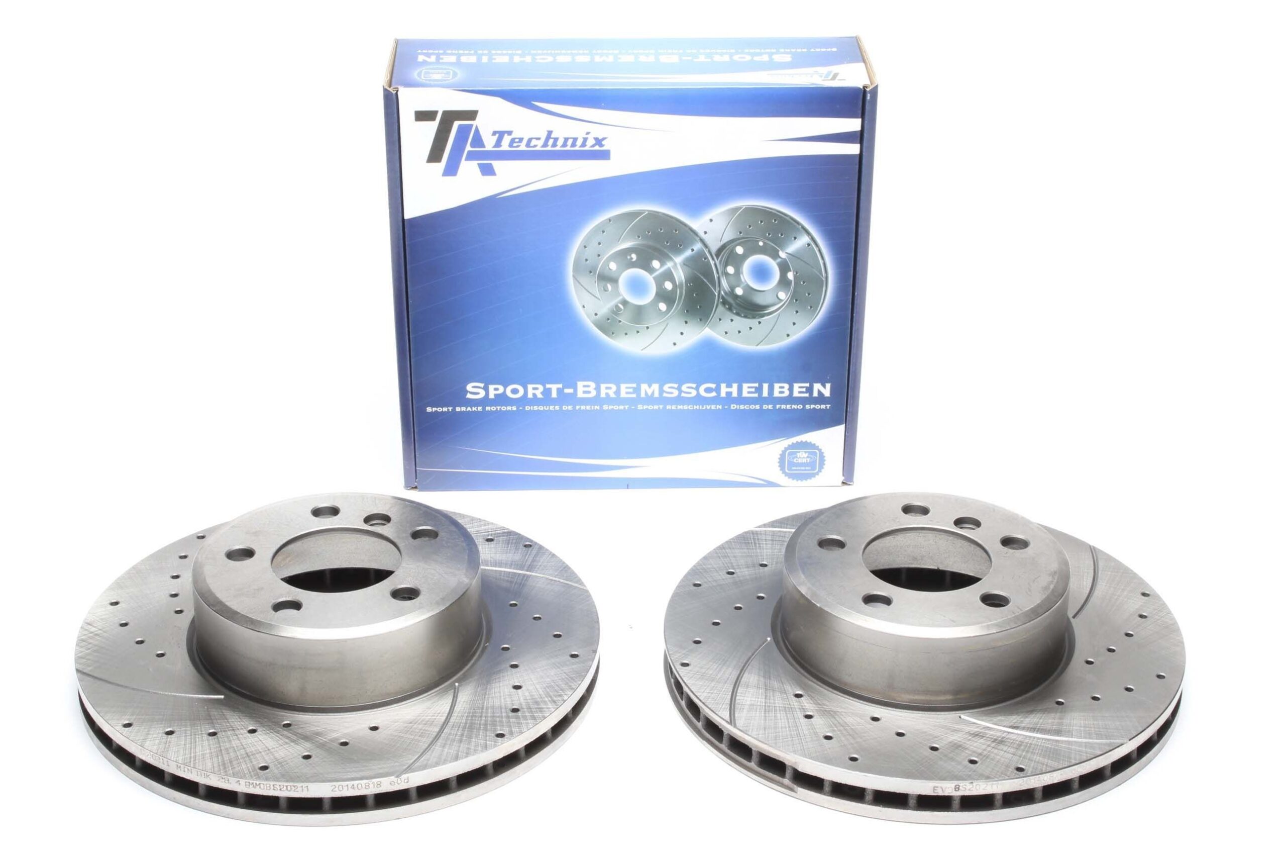 Sport Bremsscheiben Satz Vorderachse passend für BMW 7er E65/E66 730i/730d/735i