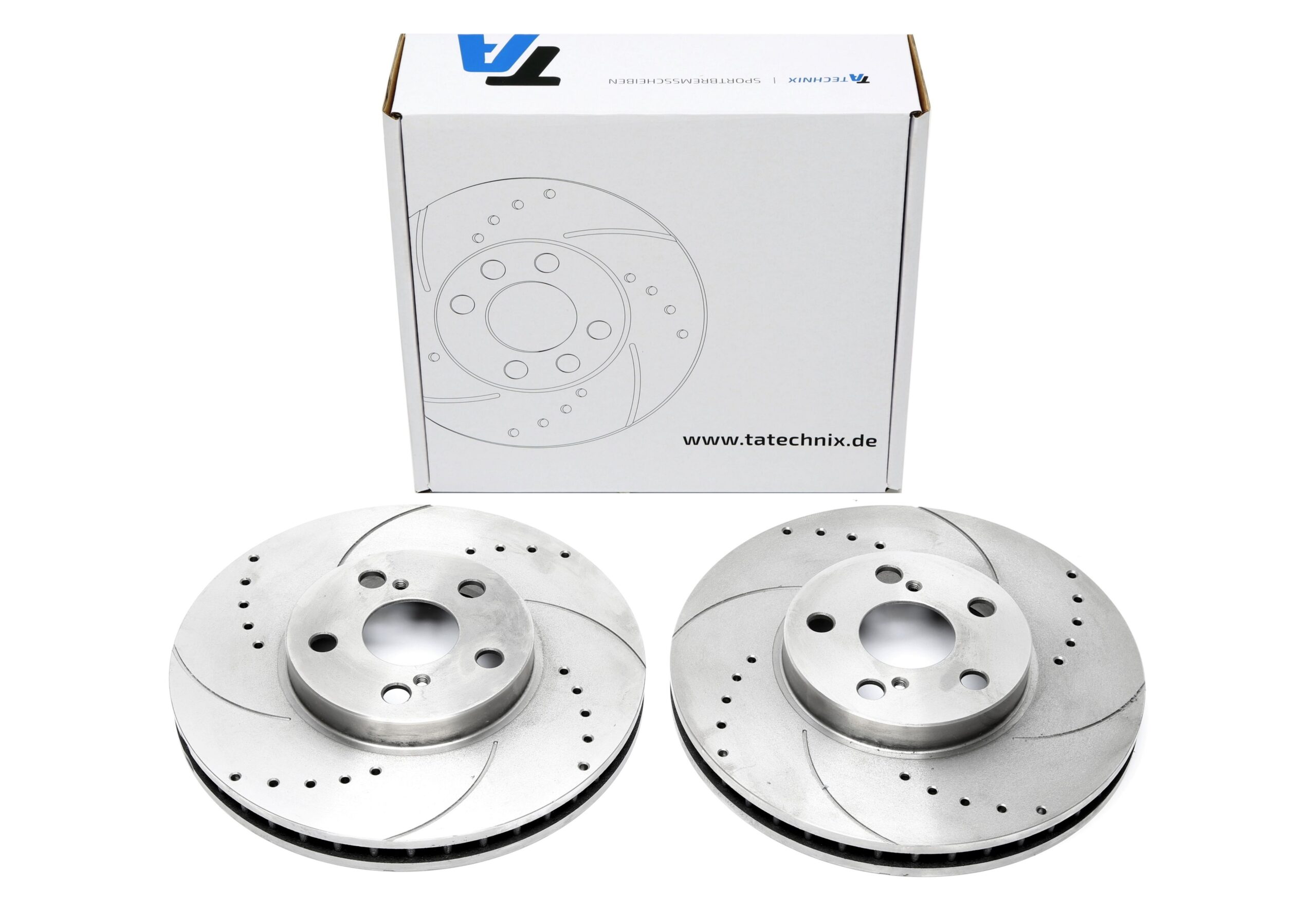 Sport Bremsscheiben Satz Vorderachse passend für Toyota Avensis / Avensis Liftback / Avensis SW