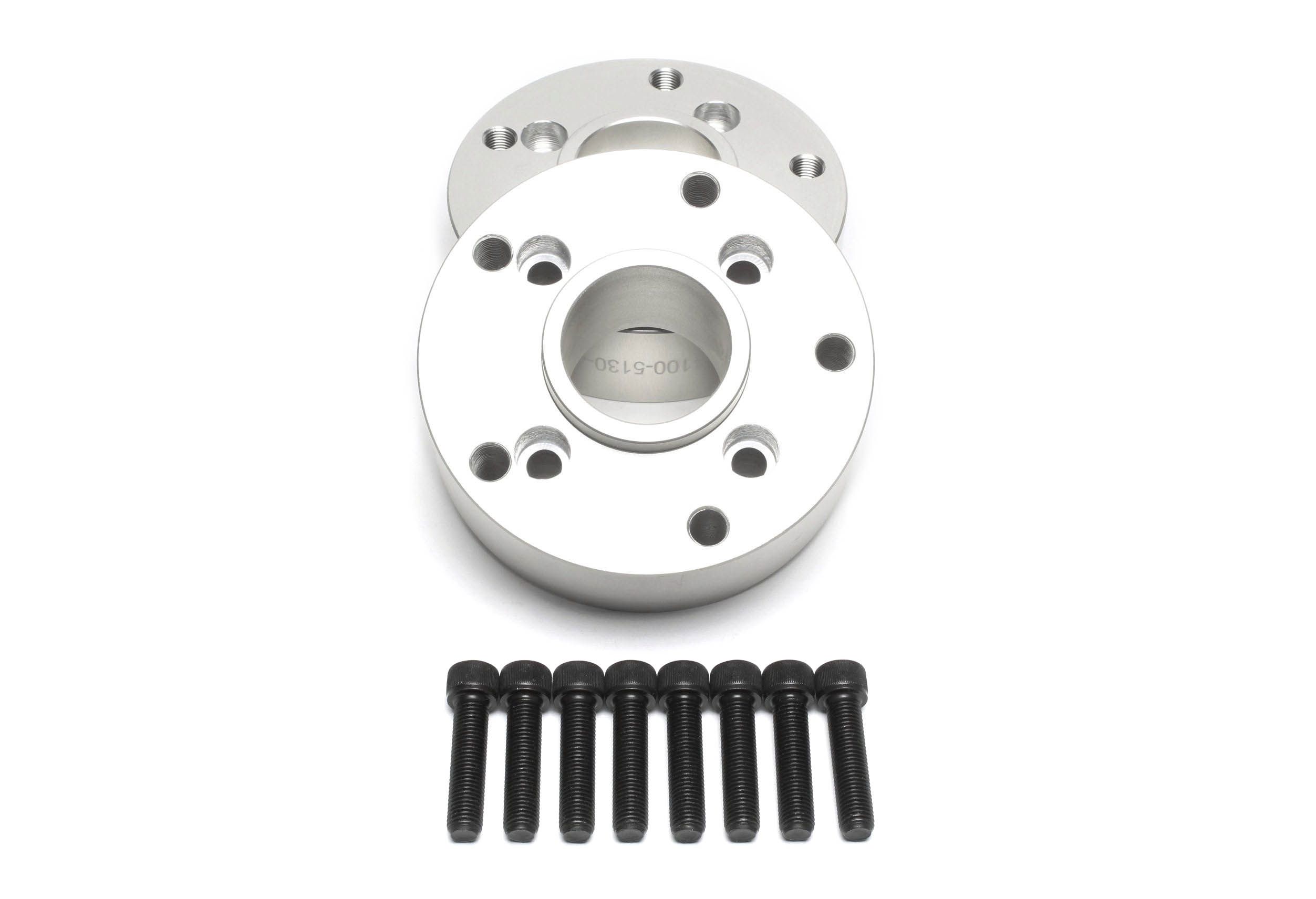 Lochkreisadapterset 50mm pro Seite/100mm pro Achse/4x100 auf 5x130