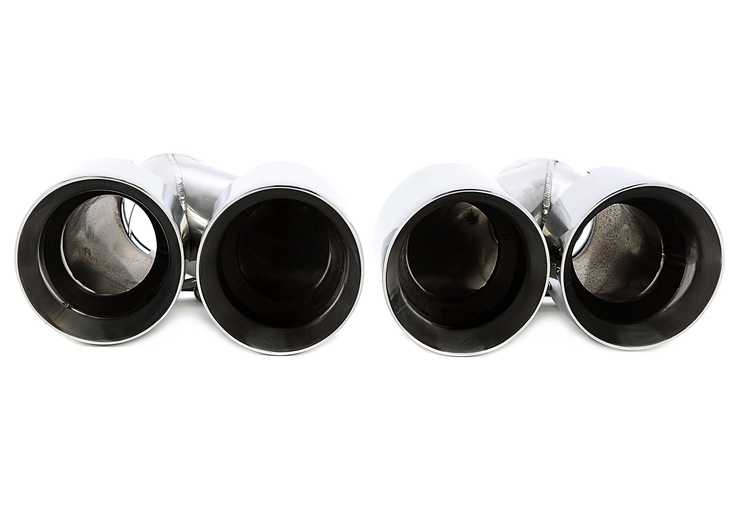 Endrohrblende zum anschrauben "double design" in chrom/glänzend passend für BMW 3er Serie (G20, G21)