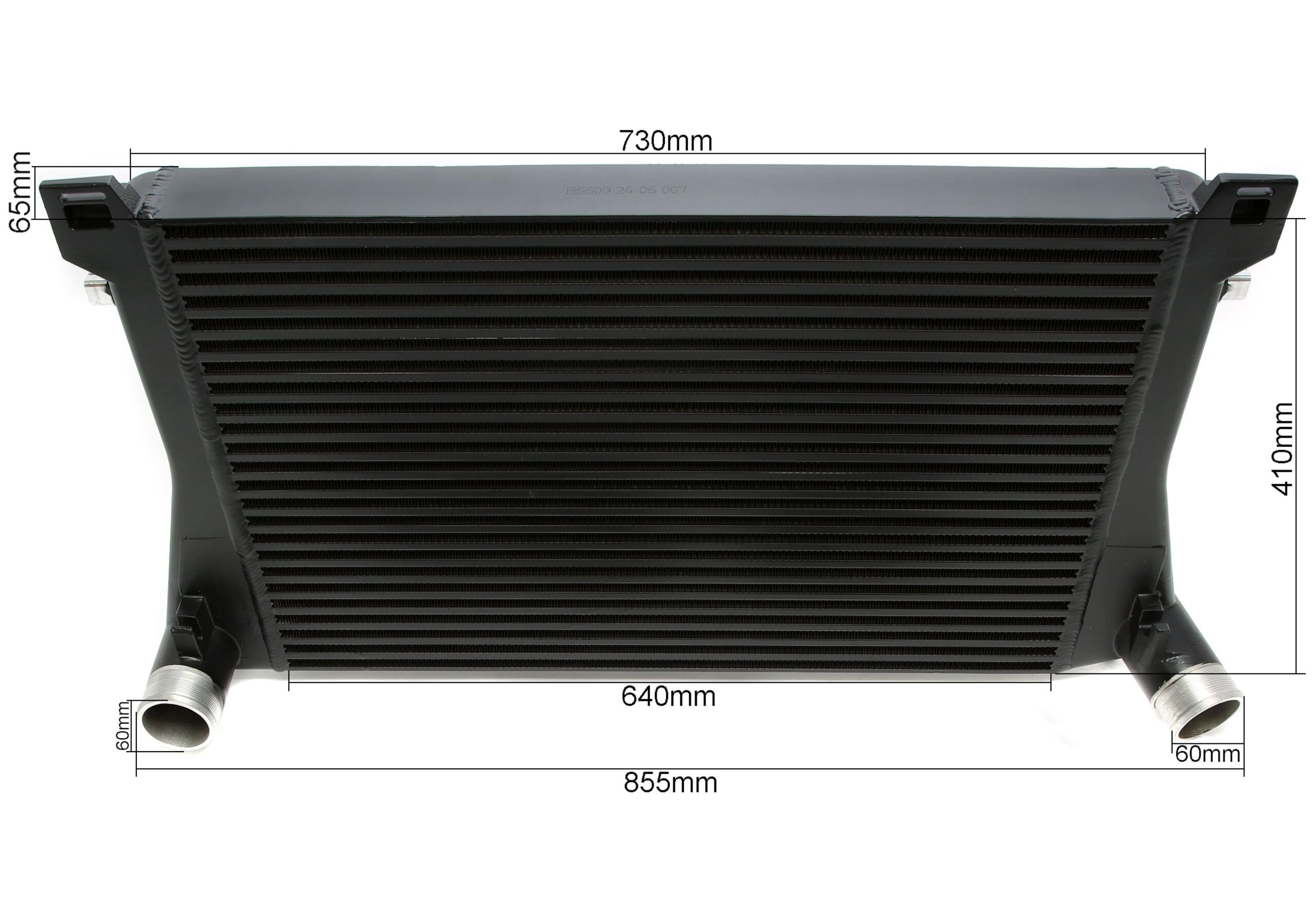 Ladeluftkühler passend für Audi A3 (8V), TT (8S) / Seat Leon (5F) / Skoda Octavia III (5E), Superb III (3T) / VW Golf VII (AU), Passat (B8) 1.8TFSI+2.0TFSI Motoren
