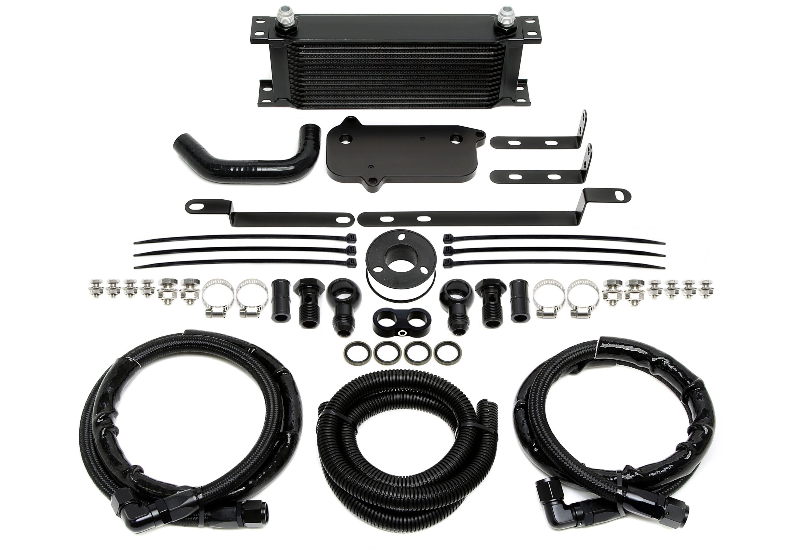 Aluminium Getriebe Ölkühler-Kit passend für VW Transporter T5+T6 mit 7-Gang DSG (DQ500 Getriebe)