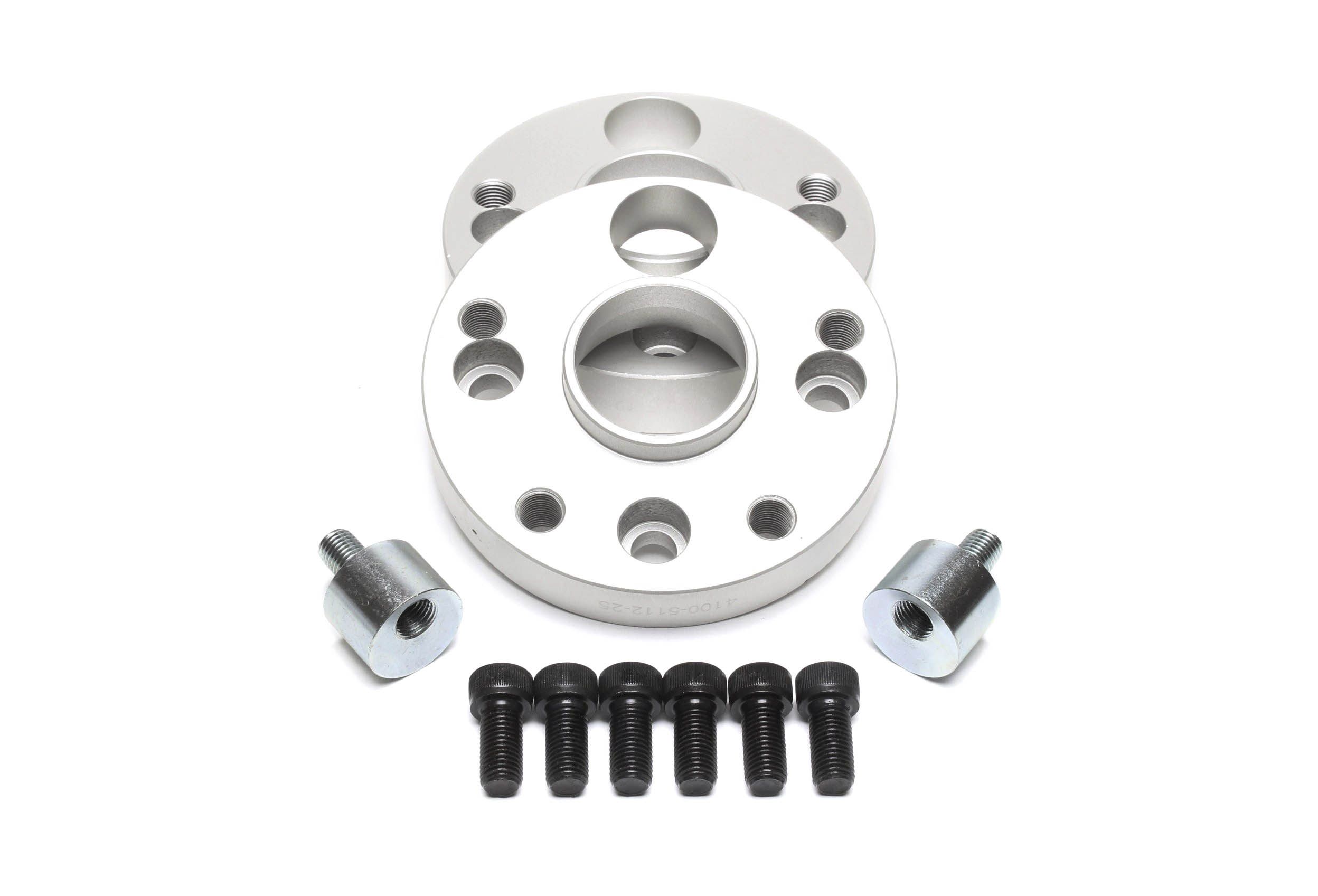 Lochkreisadapterset 25mm pro Seite/50mm pro Achse/4x100 auf 5x112