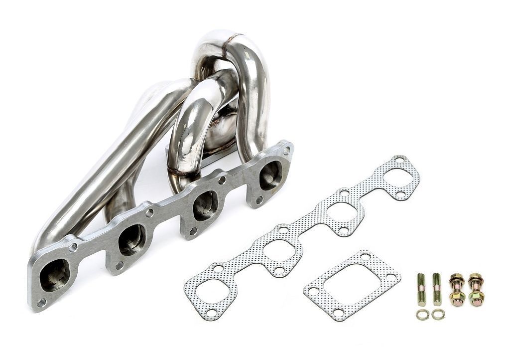 Edelstahl Turbokrümmer mit T3 Flansch passend Volvo 240, Volvo 740/760, Volvo 940 mit 2.3l Motoren