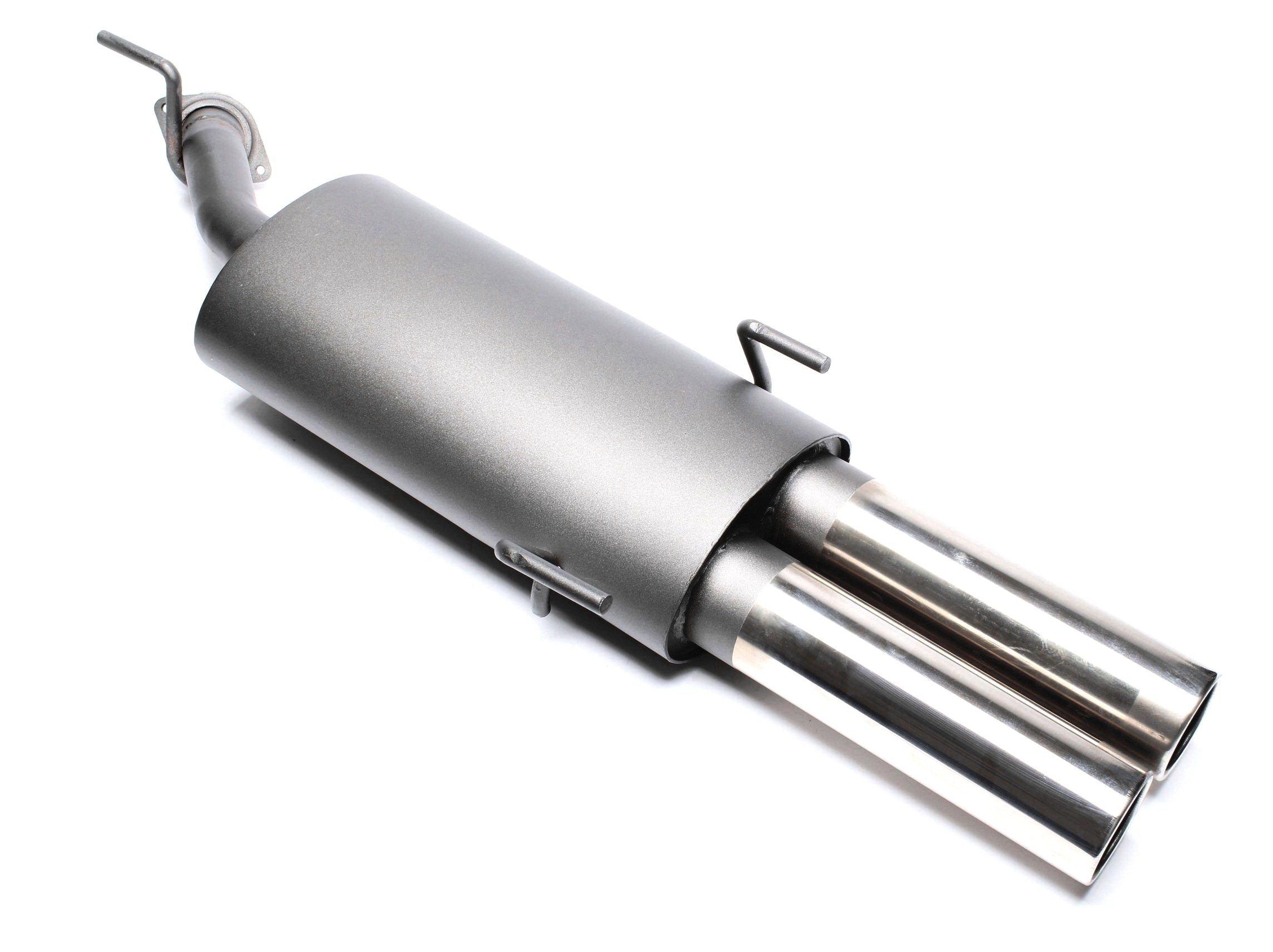 Sportendschalldämpfer 2x76mm passend für Opel Vectra B, Vectra B-CC, Vectra B Caravan