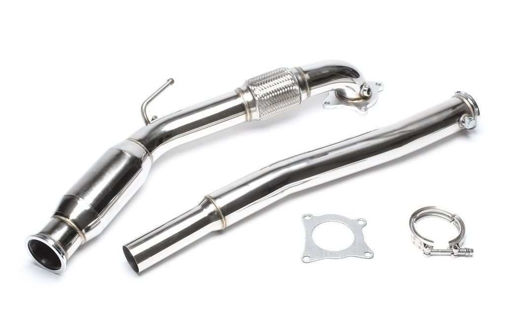Downpipe mit Katalysator passend für Audi A3 (8P), TT (8J) / Seat Altea, Leon, Toledo (5P/1P) / Skoda Octavia (1Z), Superb (3T), Yeti (5L)/ VW Eos (1F), Golf V+VI (1K), Jetta III+IV (1KM), Passat (3C/3CC), Scirocco (13), Tiguan (5N)
