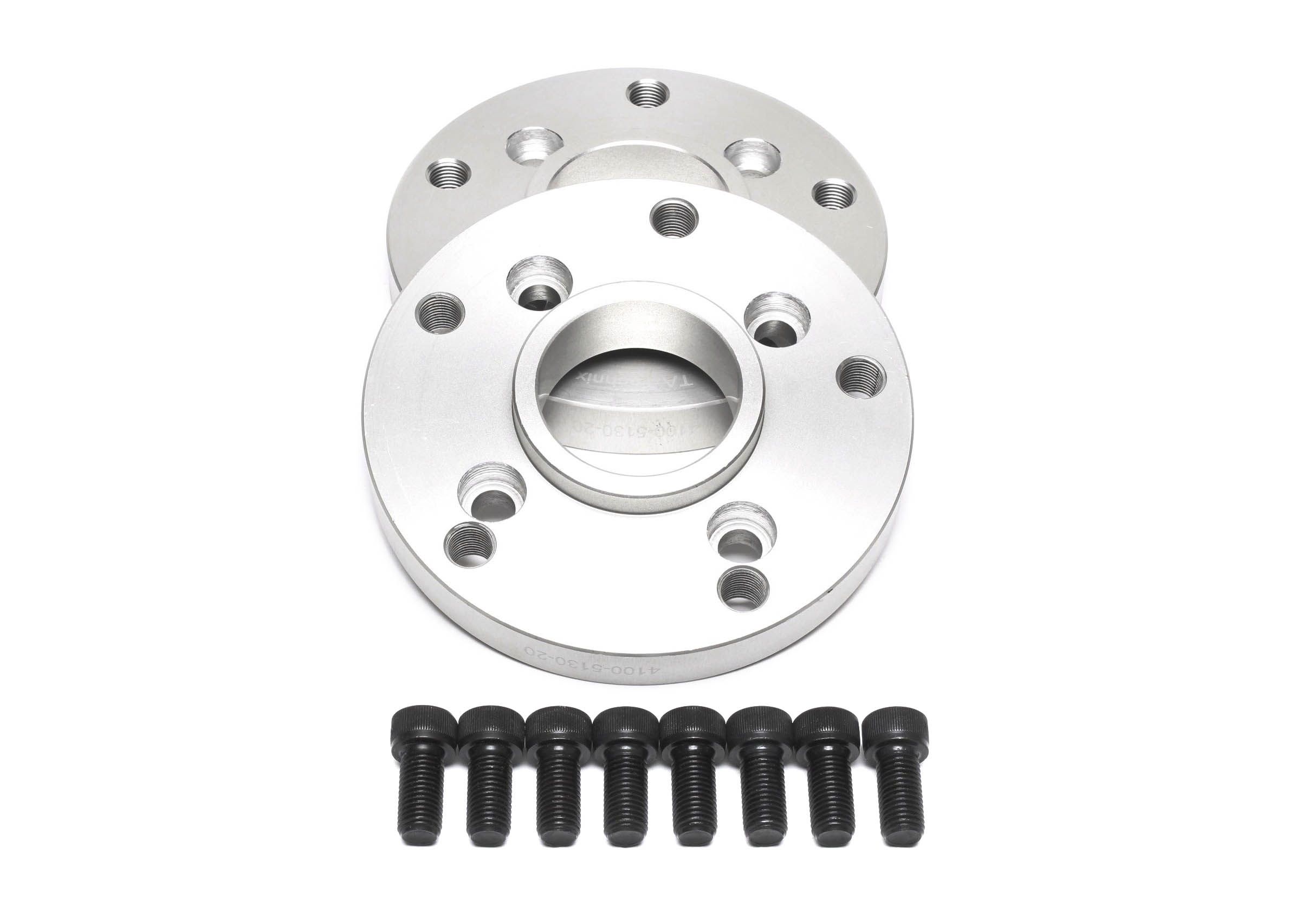 Lochkreisadapterset 20mm pro Seite/40mm pro Achse/4x100 auf 5x130