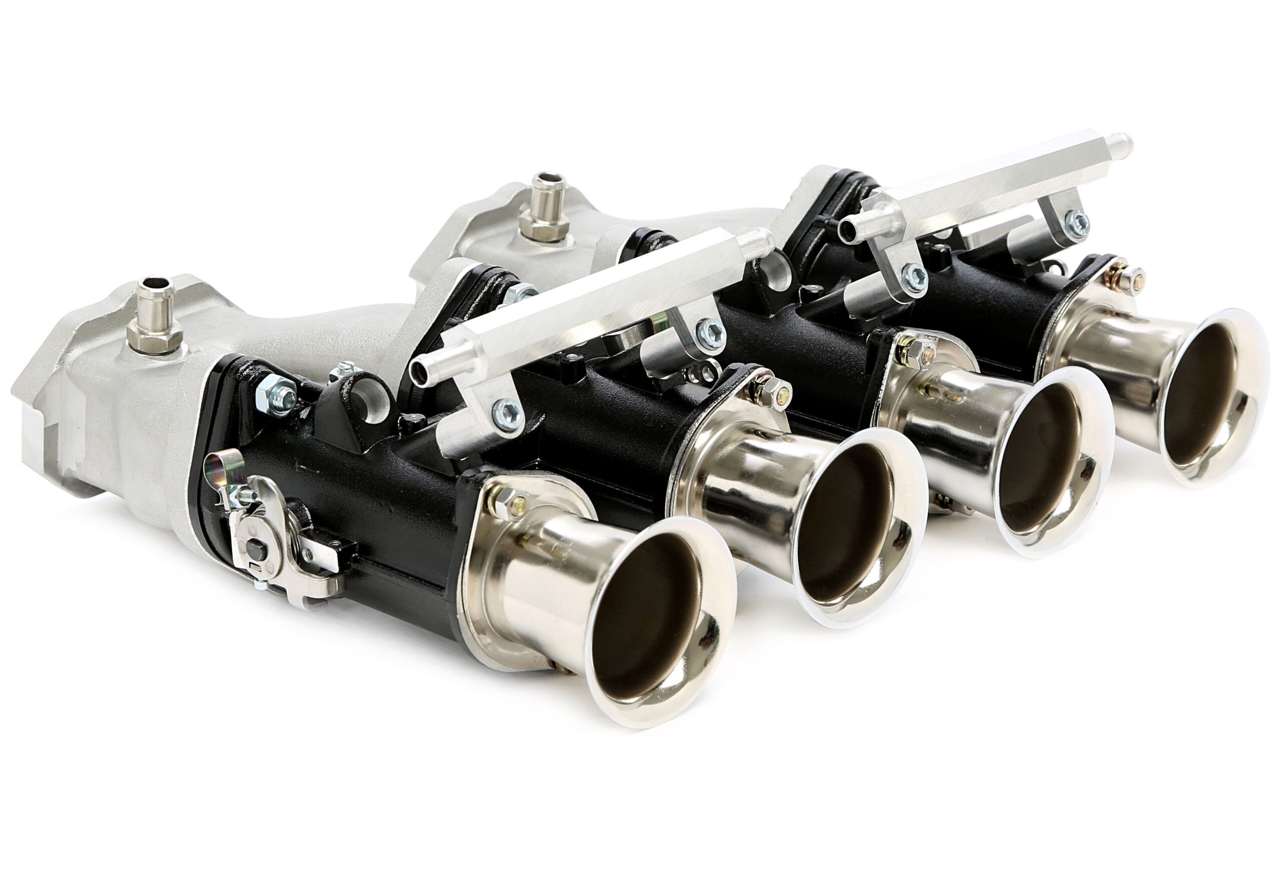 Ansaugbrücke passend für Opel 1.6-2.0l-8V CIH Umrüstung auf Einzeldrosselklappen (DCOE) oder Doppelvergaseranlagen