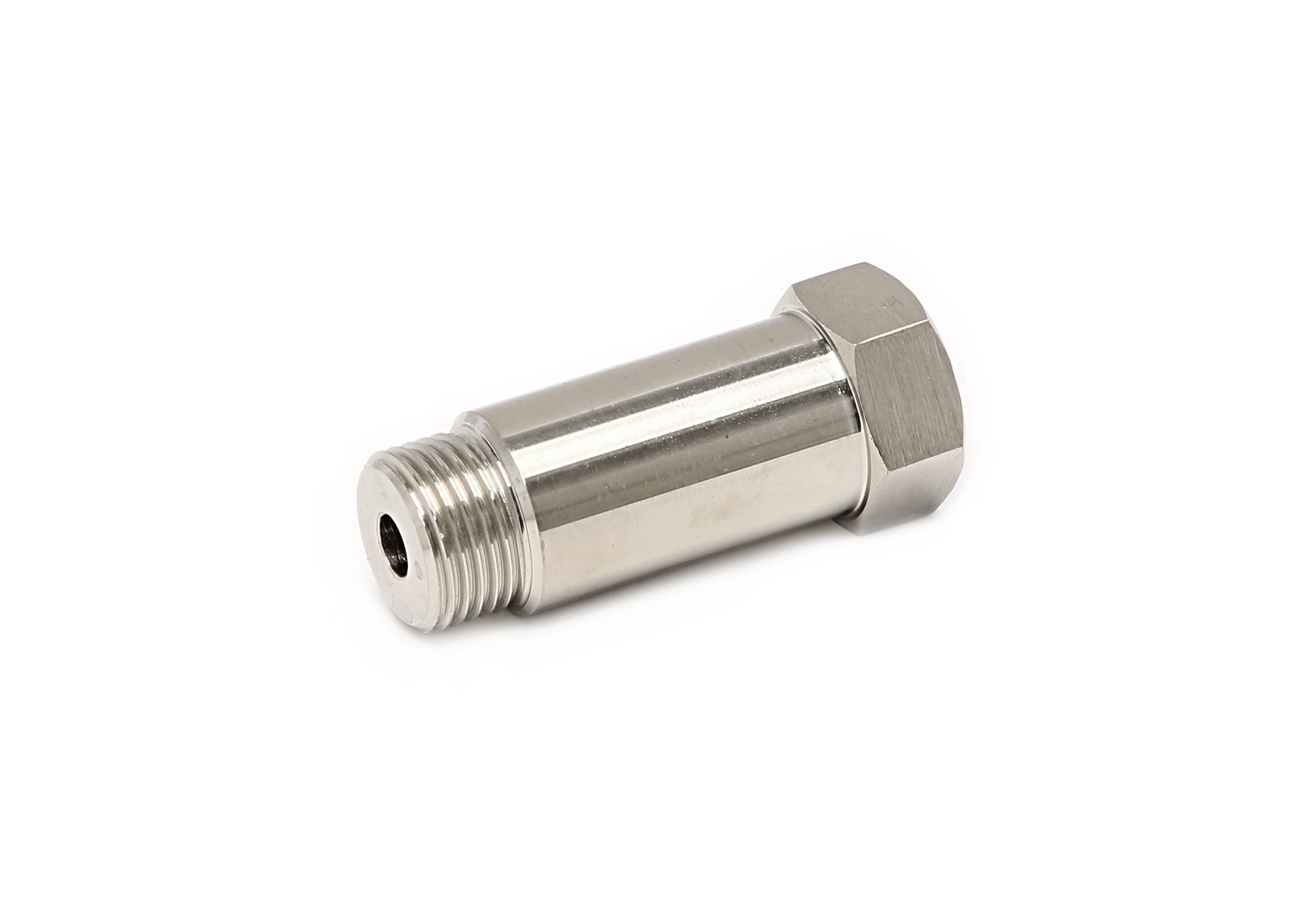 universeller Lambdasonden Adapter/Verlängerung - Abmessung M18 x 1,5 x 55mm - passend für Downpipe/Sportkatalysator/Nachkat