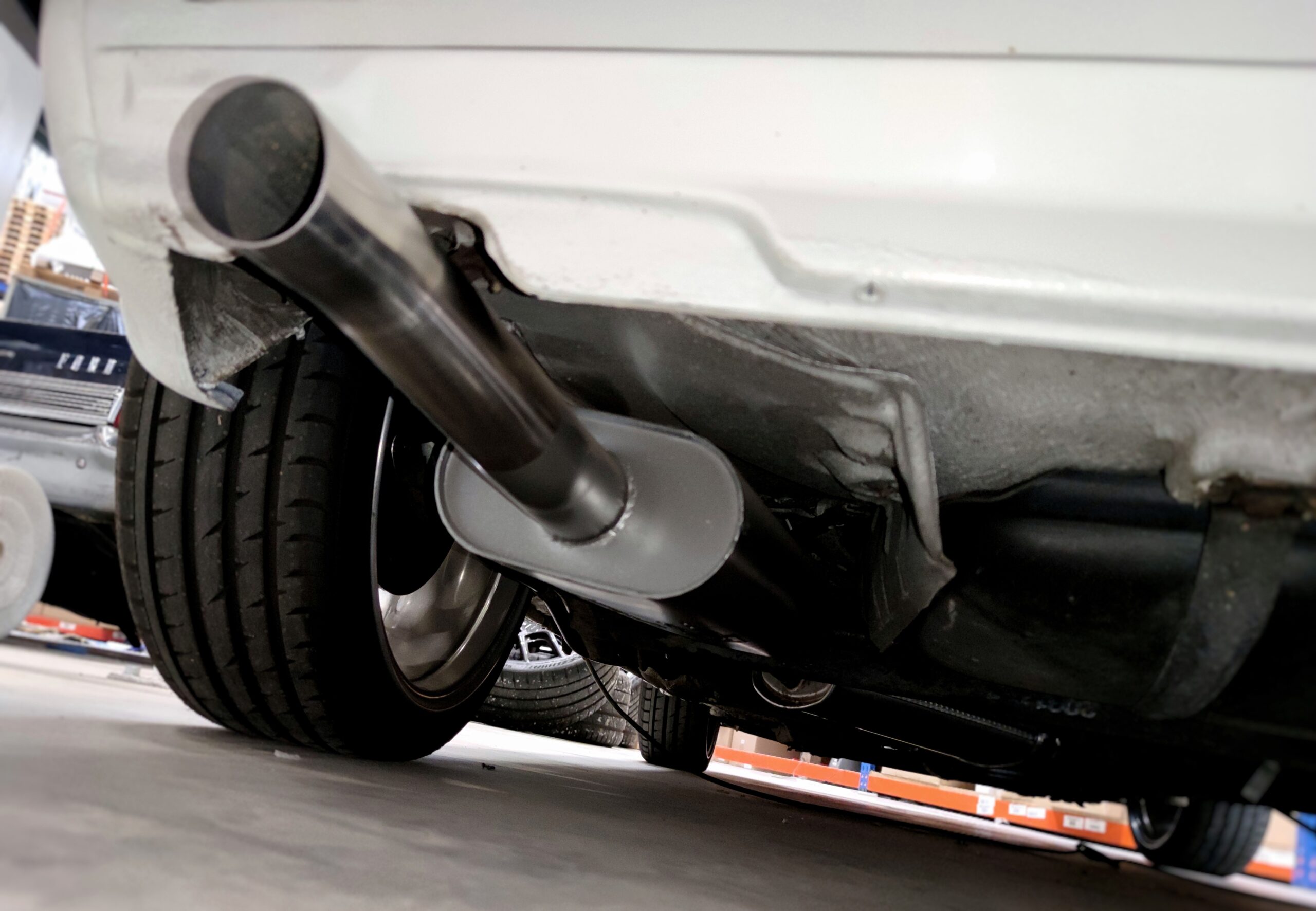 Sportendschalldämpfer 1x60mm S-Rohr passend für VW Golf II