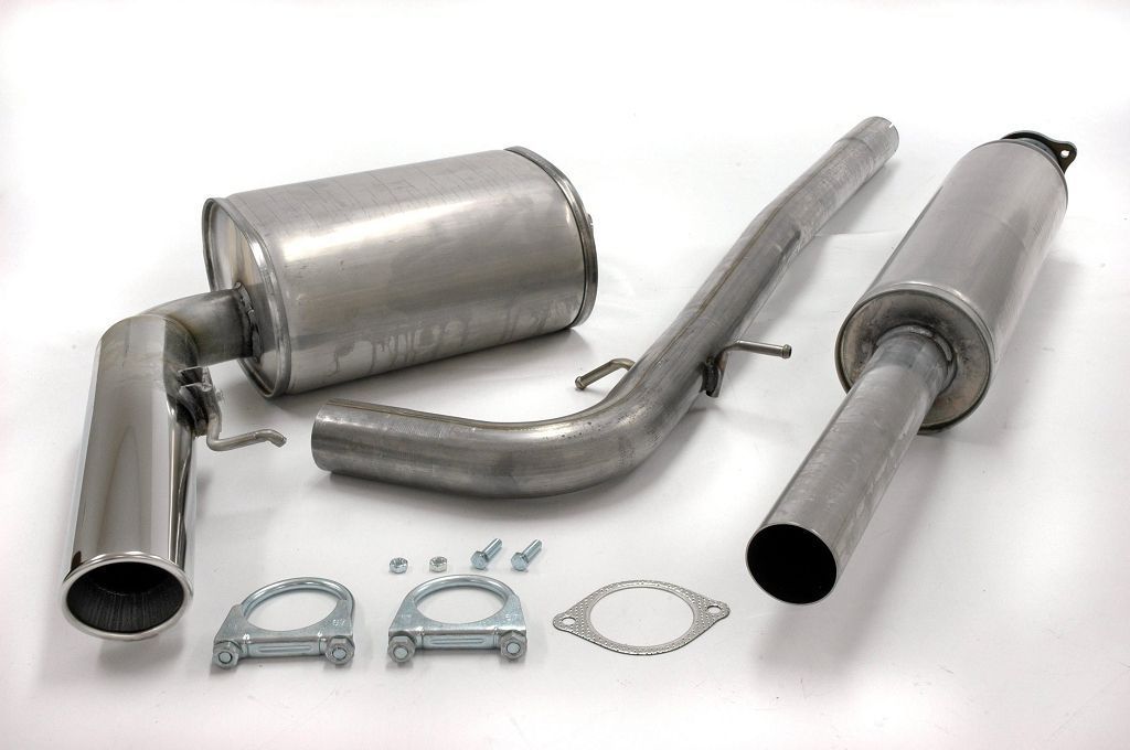Sportauspuffanlage 1x90mm passend für Volvo S60 I 2.4l Typ R