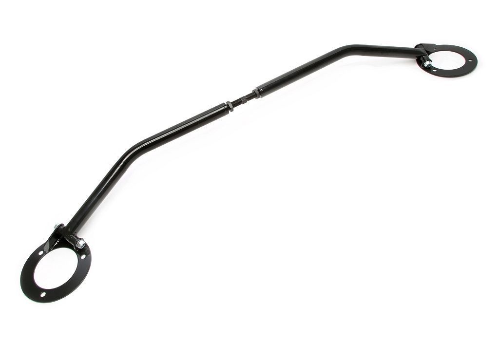 Stahl-Domstrebe, schwarz passend für Audi A3 8P, Seat Leon 1P, Skoda Octavia 1Z, VW Golf 5+6 1K, Scirocco Typ13
