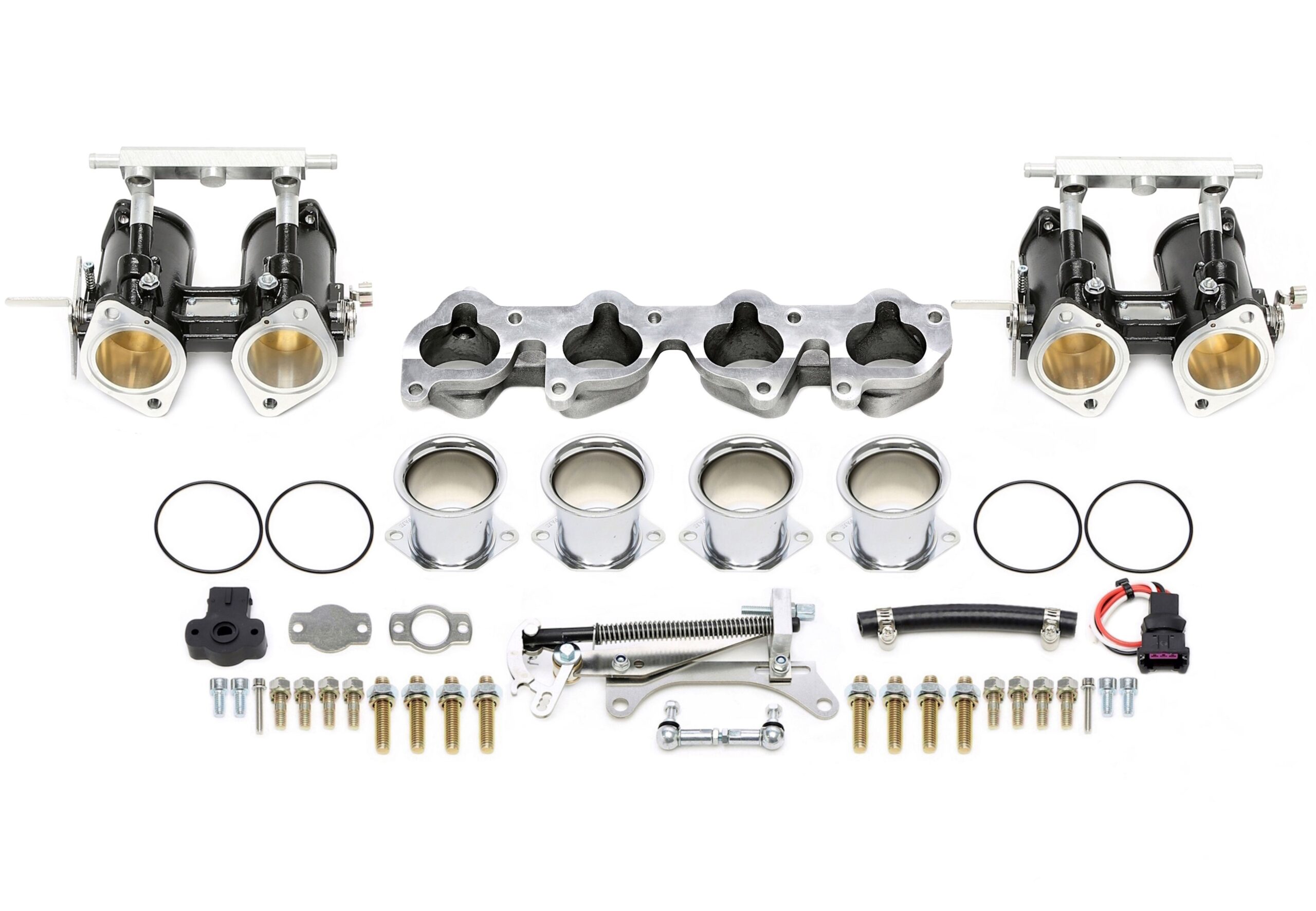 45mm DCOE Drosselklappen - Komplettkit passend für VW 1.8+2.0l 16V Motoren