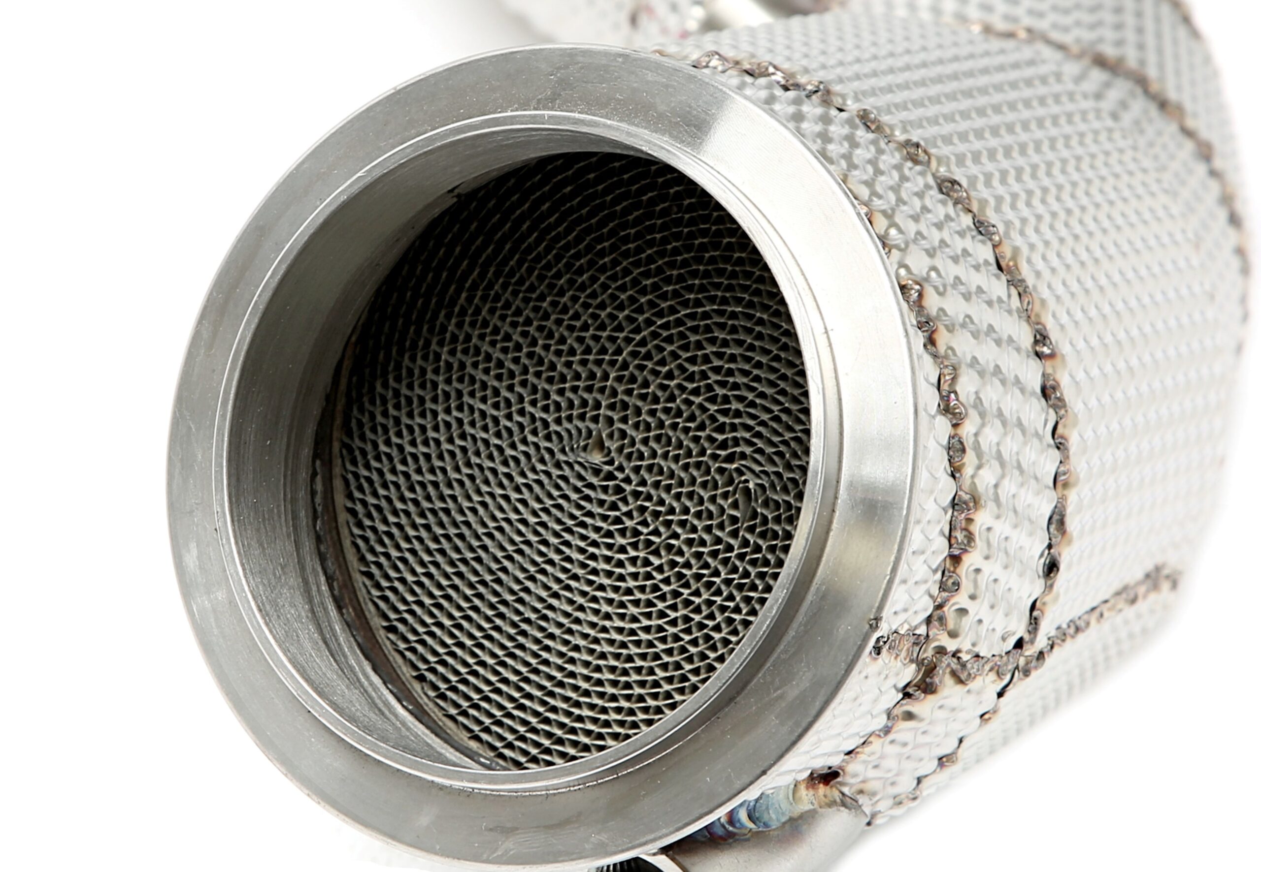 Downpipe mit Hitzeschild und Katalysator passend für BMW 2er Serie M2 Typ F87, 3er Serie M3 Typ F80, 4er Serie M4 Typ F82, F83 - Motorcode S55