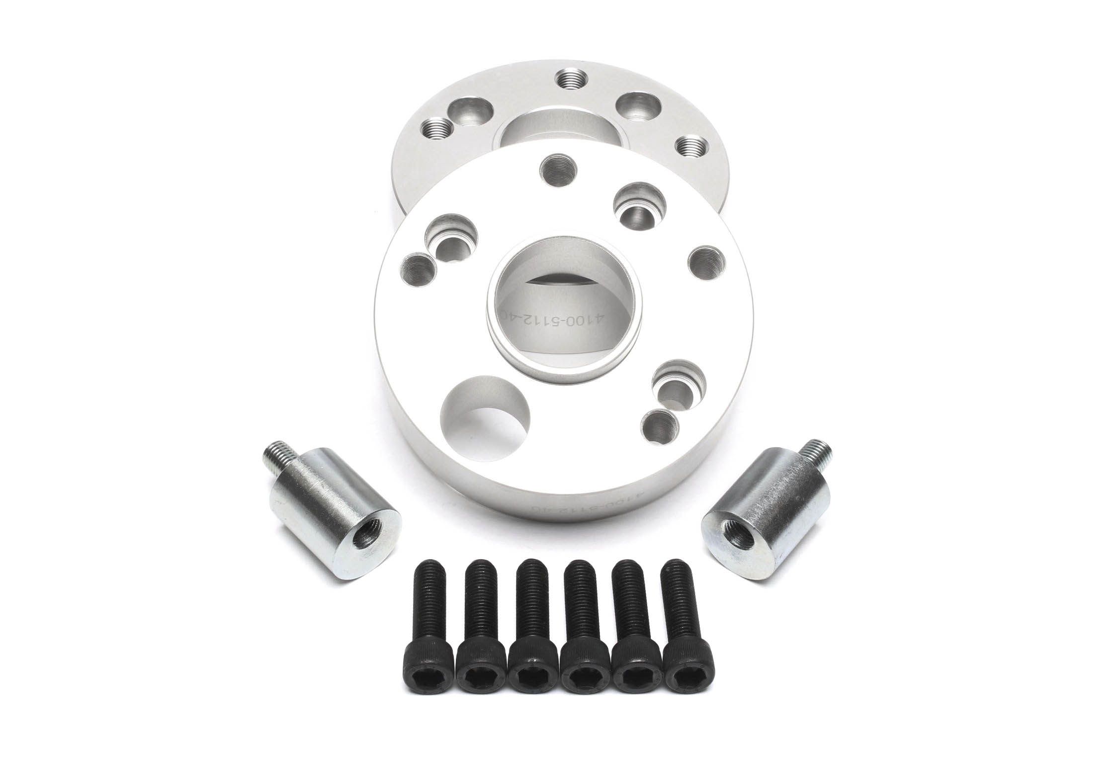 Lochkreisadapterset 40mm pro Seite/80mm pro Achse/4x100 auf 5x112