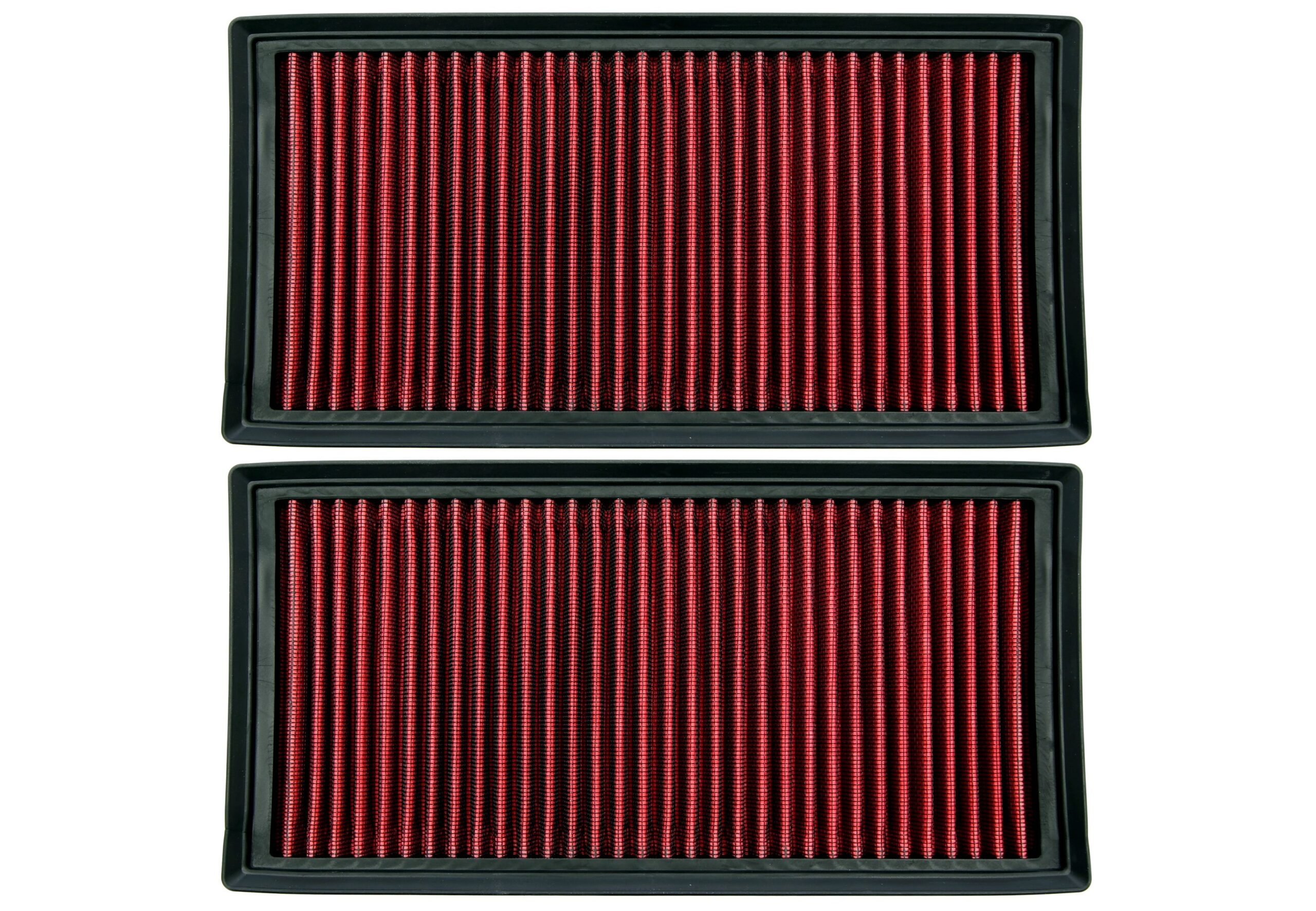 Sportluftfilter Set passend für Mercedes Benz C-Klasse (W204) / E-Klasse (W211/W212) / M-Klasse (W164) / R-Klasse (W251) / S-Klasse (W221) / SL-Klasse (R230) mit 63er AMG Motoren