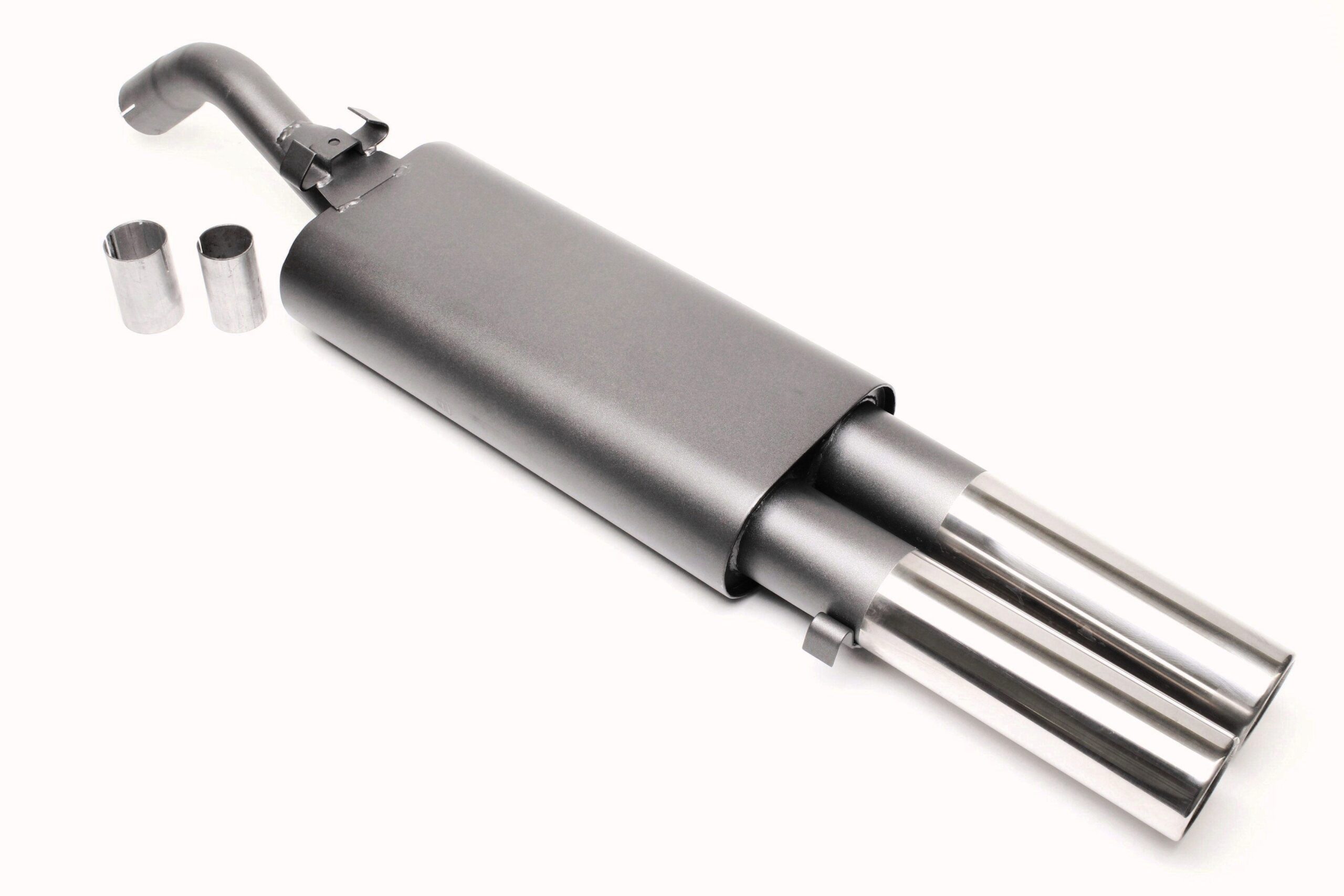 Sportendschalldämpfer 2x76mm passend für VW Golf II