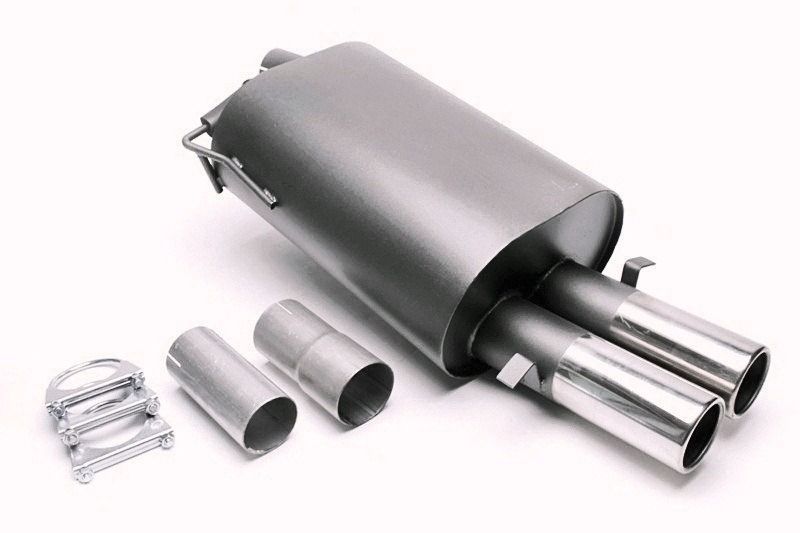 Sportendschalldämpfer 2x76mm passend für BMW 5er Serie Limousine, Typ E39