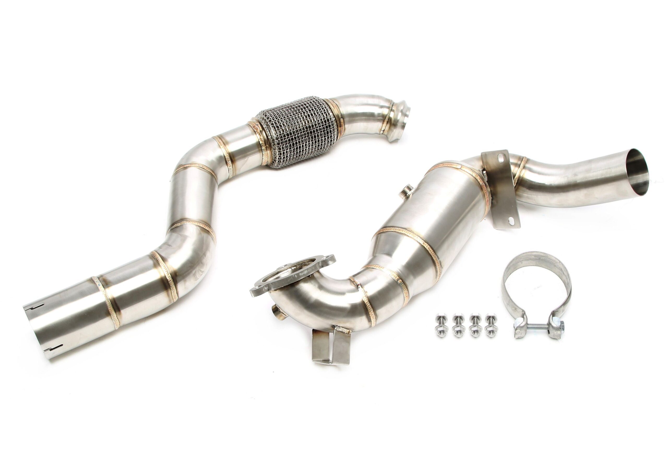 Downpipe mit Katalysator passend für Mercedes Benz A-Klasse W176, CLA-Klasse Coupe+Shooting Brake C117, X117