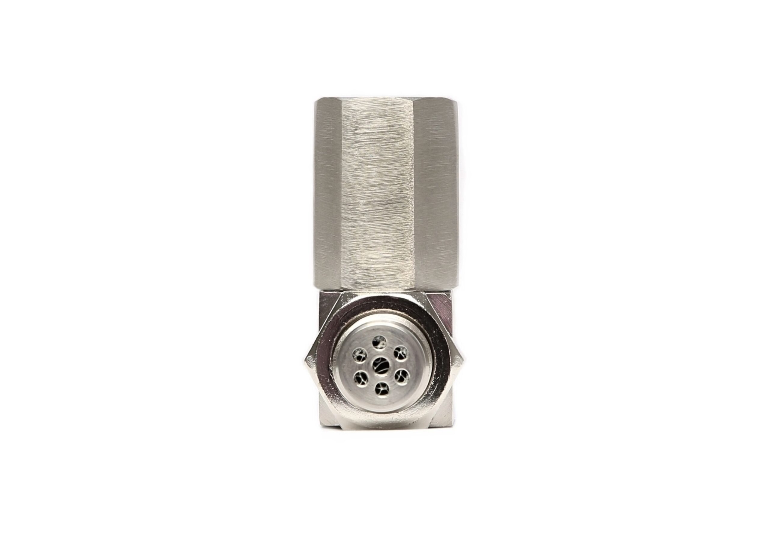 universeller 90° Mini Kat Lambdasonden Eliminator - Abmessung M18 x 1,5 x 45mm - passend für Downpipe/Sportkatalysator/Nachkat