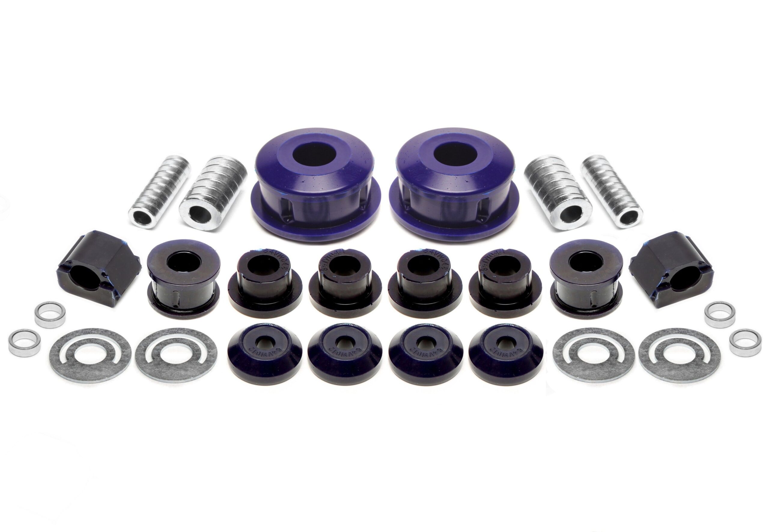 PU-Buchsen Kit 26-teilig / Vorderachse mit 18mm Stabi / passend für Seat Arosa (6H)/ VW Lupo (6X/6E)/ Polo (6N+6N2)