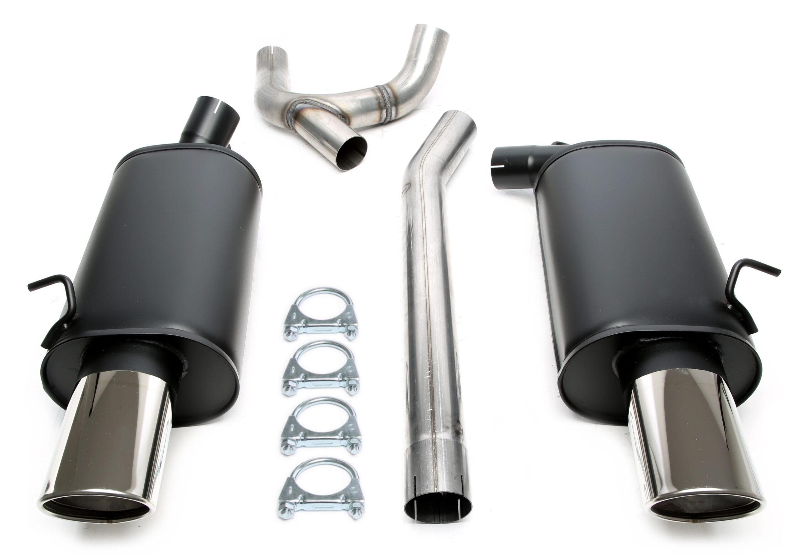 Duplex Sportauspuffanlage 1x90/120mm Links+Rechts passend für Volvo 850-V70-S70 AWD Turbo