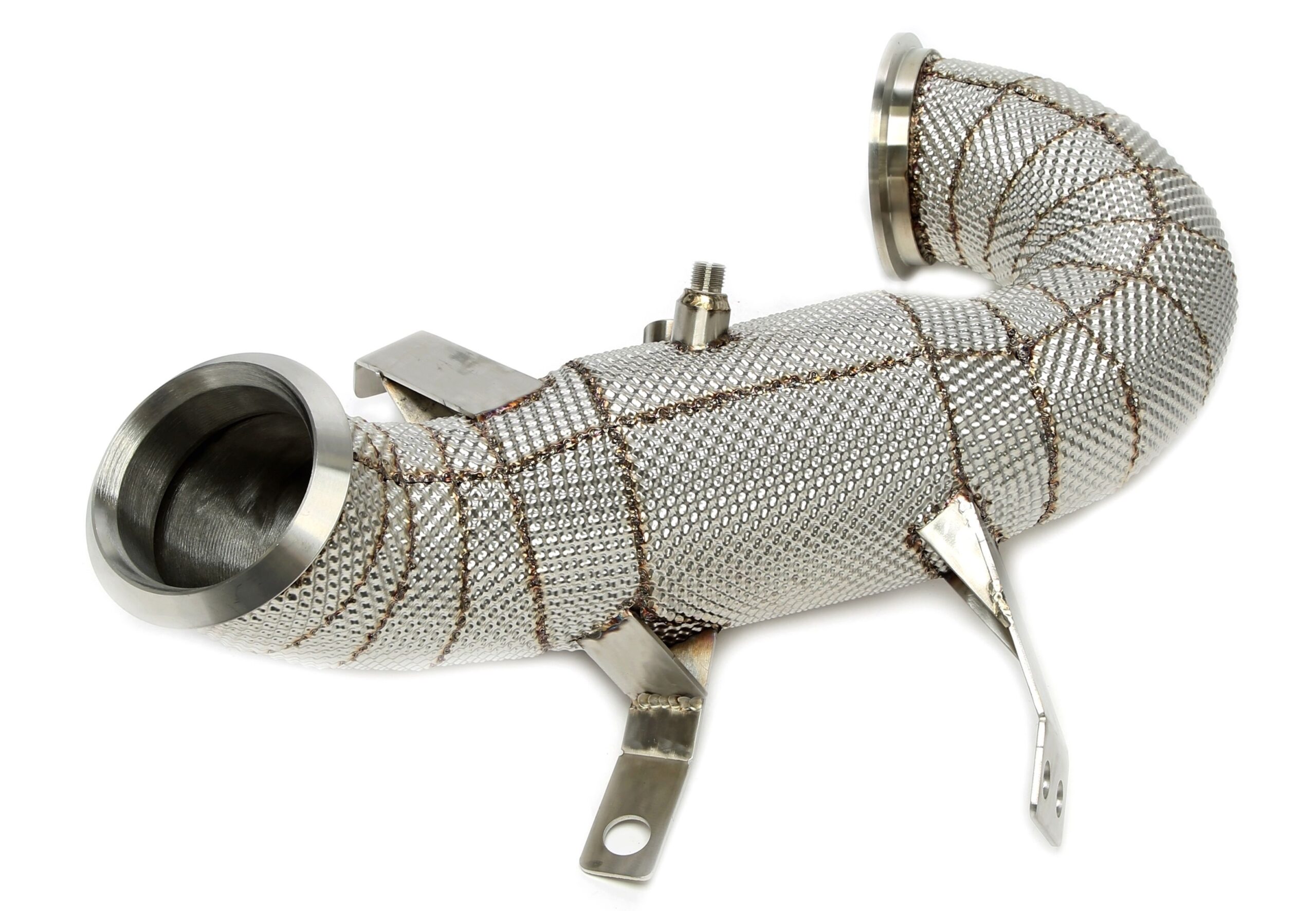 Downpipe mit Hitzeschild und Katalysator passend für Mercedes Benz A-Klasse AMG A45/A45S W177 - Motorcode M139