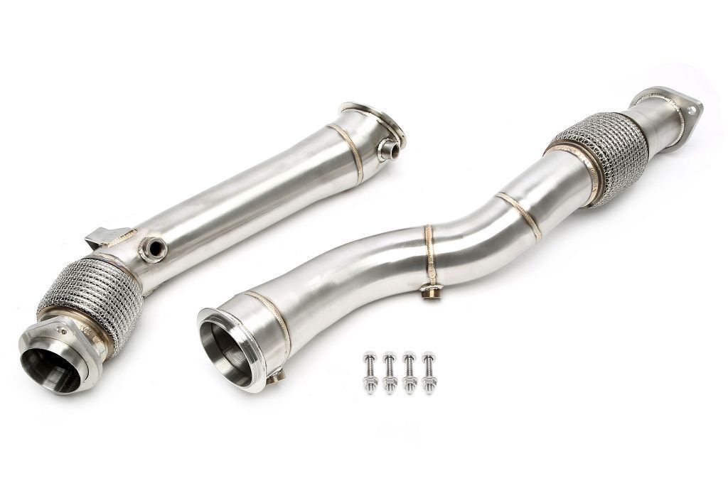 Downpipe ohne Katalysator mit Flexrohr passend für BMW X3er M Modelle Typ F97, X4er M Modelle Typ F98 - Motorcode S58