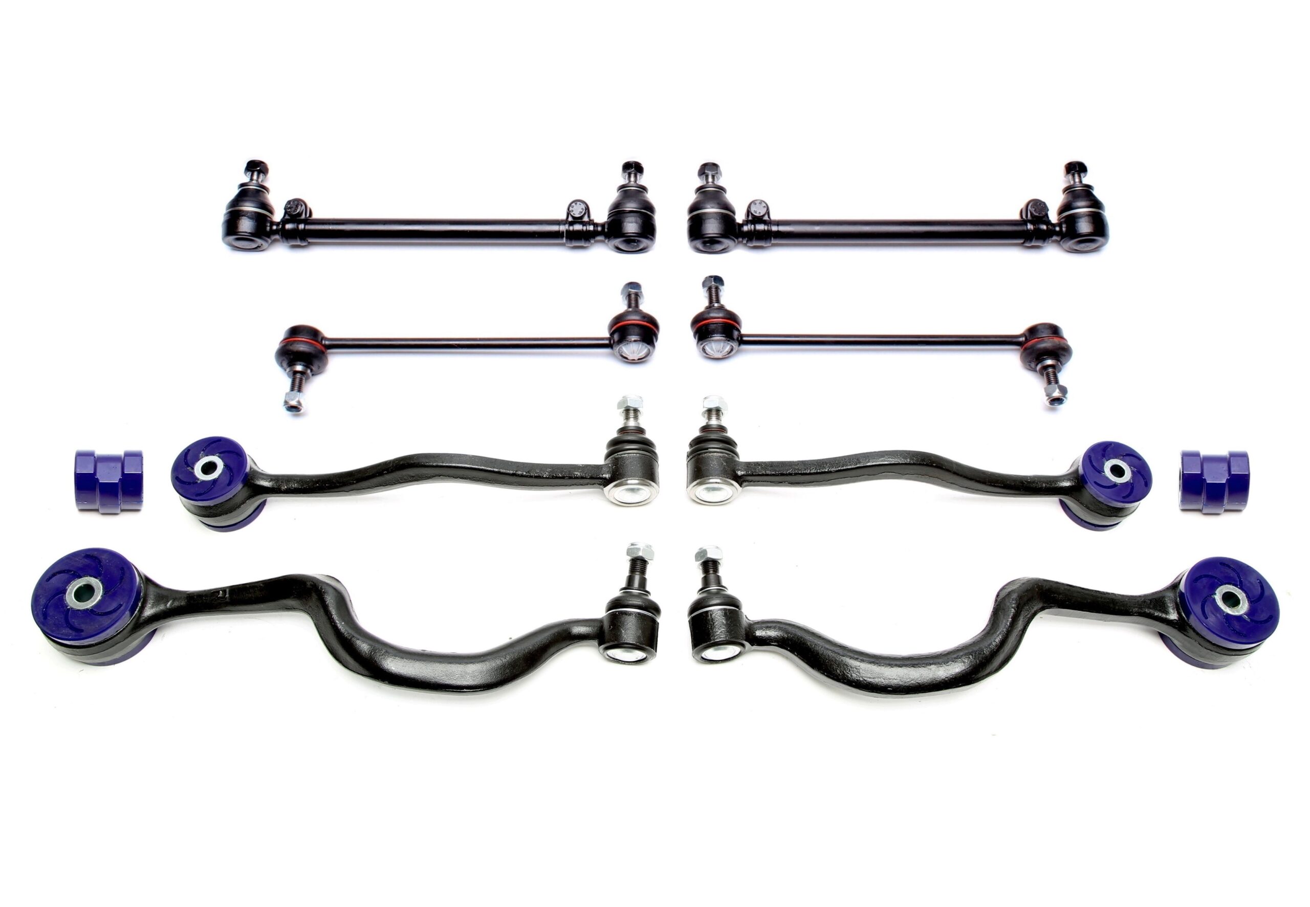 Querlenker Set Vorderachse 10 Teilig mit PU Buchsen passend für BMW 5er Serie E34 mit 23mm Stabi