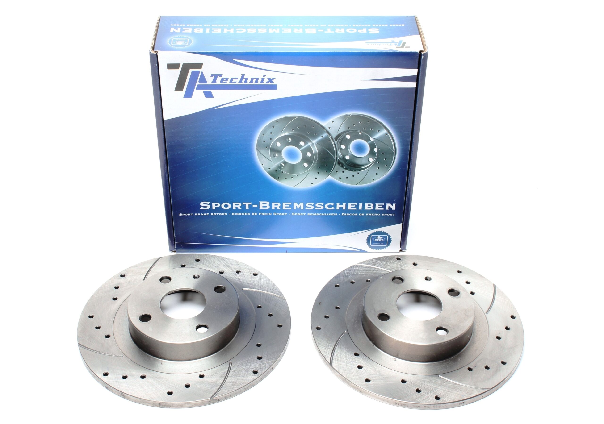 Sport Bremsscheiben Satz Hinterachse passend für Mazda 323 F VI / 323 S VI