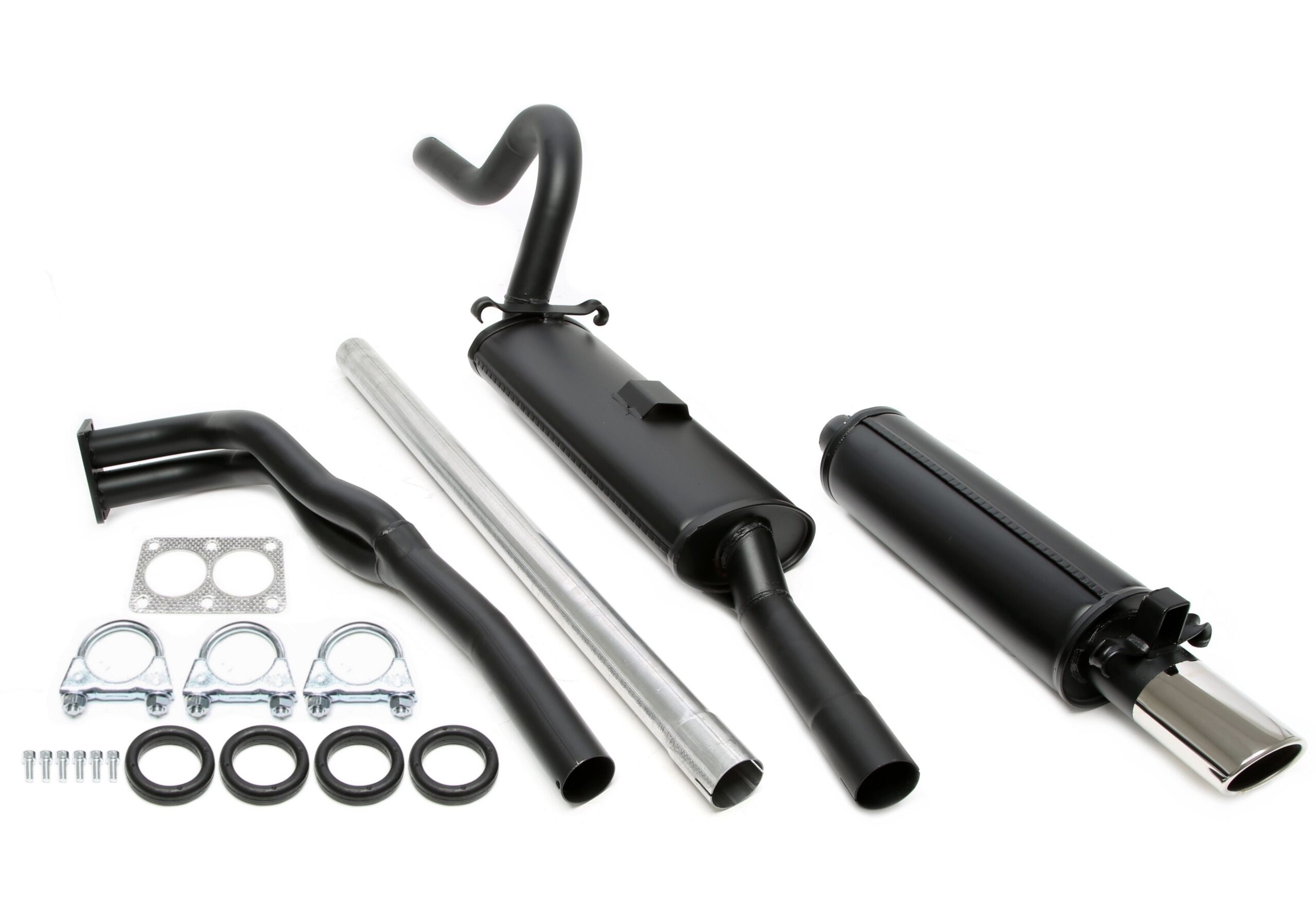 Sportauspuffanlage 1x70x90mm passend für Ascona A/Manta A 1.6+1.9l