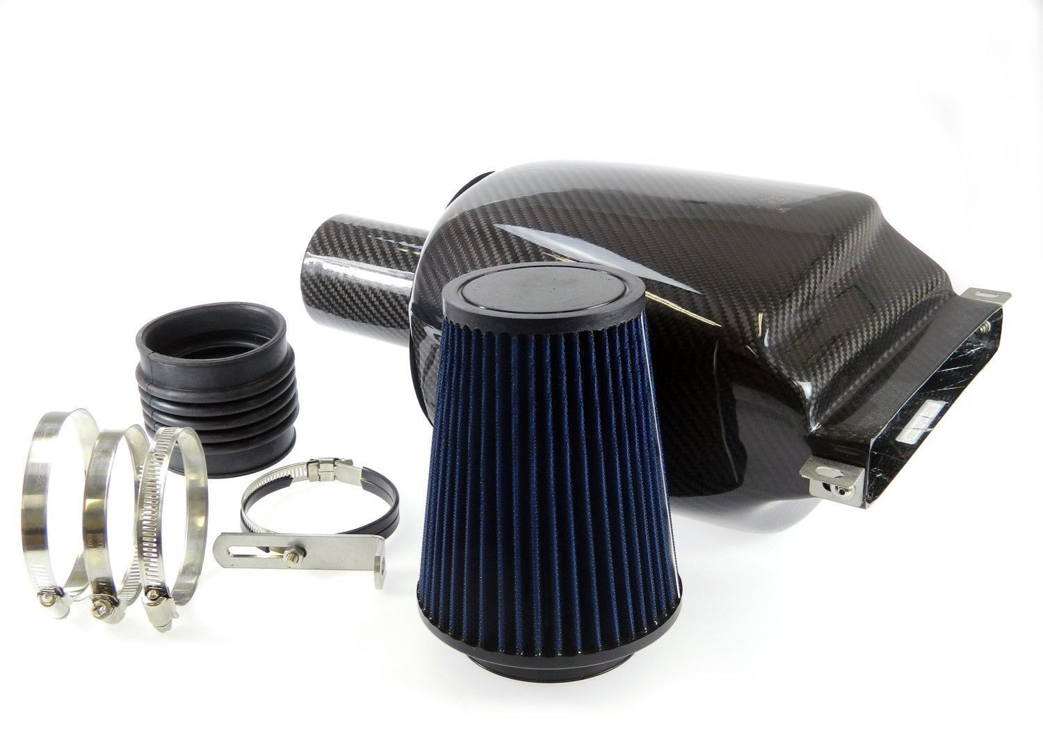 Carbon Air Intake / Air-Box passend für Audi A3 (8P)/ Seat Altea, Leon, Toledo (1P/5P)/ Skoda Octavia (1Z)/ VW Golf V/VI, Jetta III (1J/5K) mit 1.8/2.0 TSI/TFSI Motoren