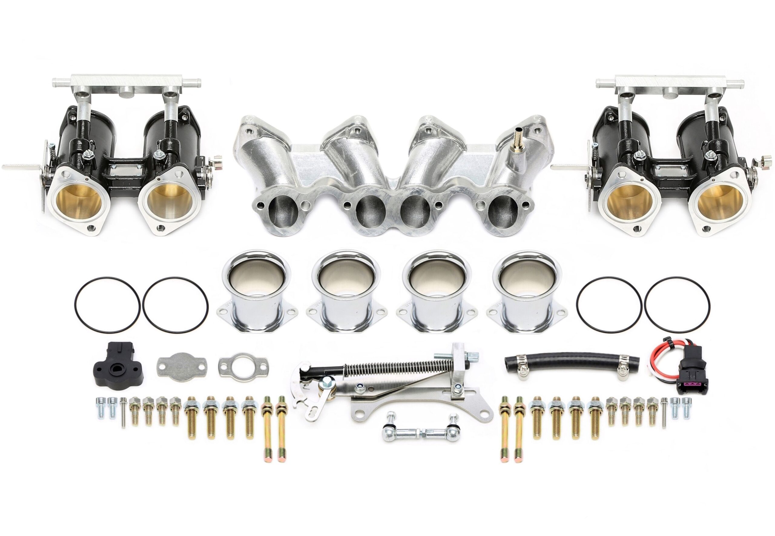 45mm DCOE Drosselklappen - Komplettkit passend für VW 1.5-1.8l 8V Motoren