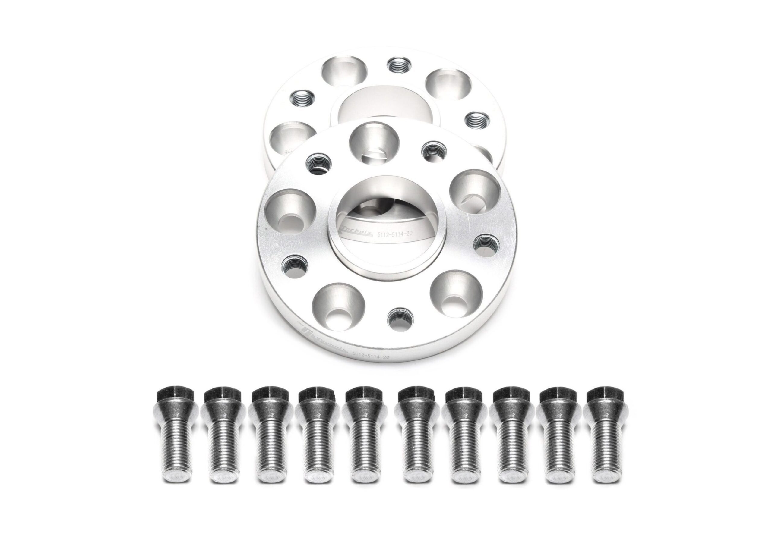 Lochkreisadapterset 20mm pro Seite/40mm pro Achse/5x112 auf 5x114