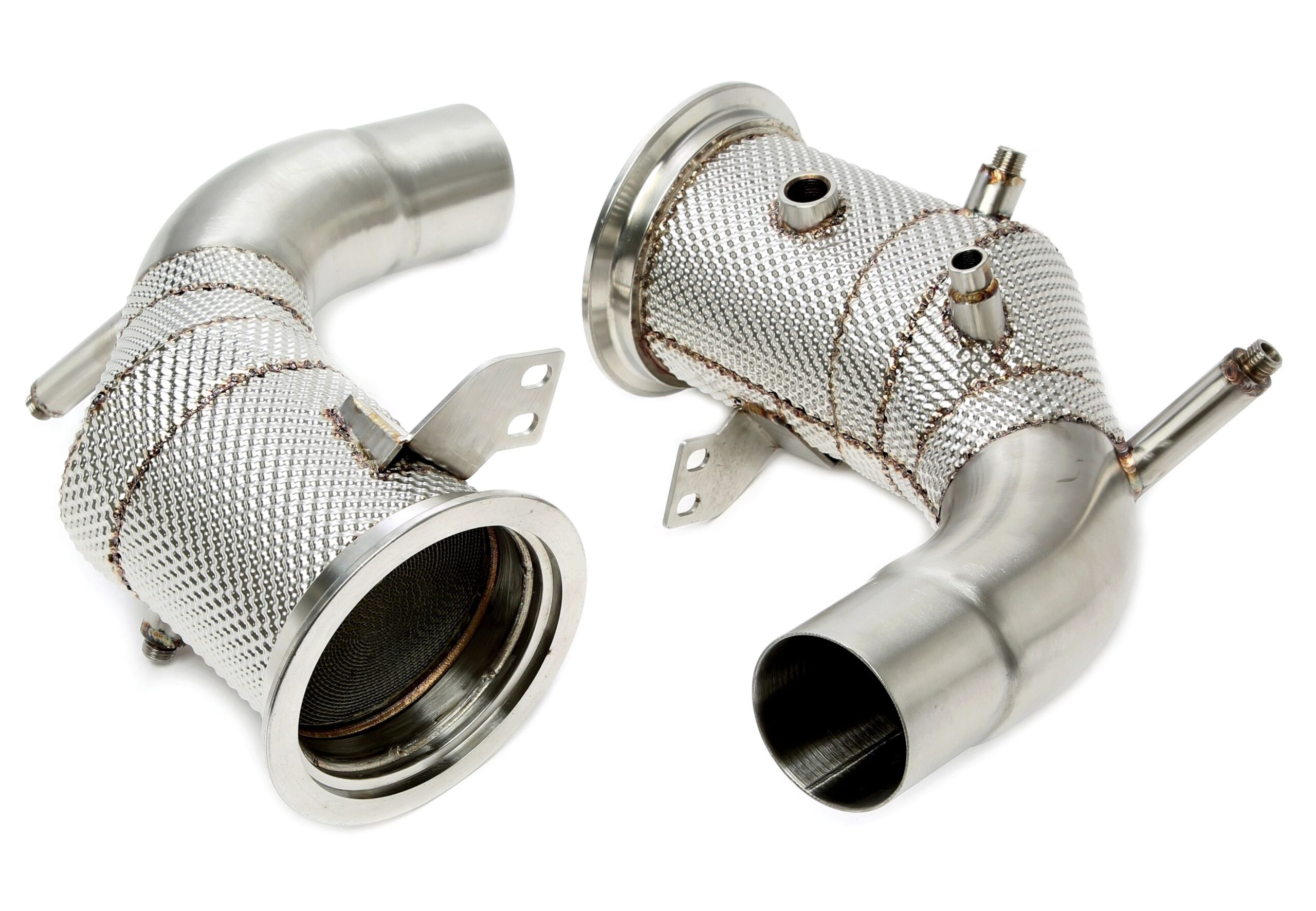 Downpipe mit Hitzeschild und Katalysator passend für Porsche 911 Carrera 3.0l Biturbo (DFI) Typ 992