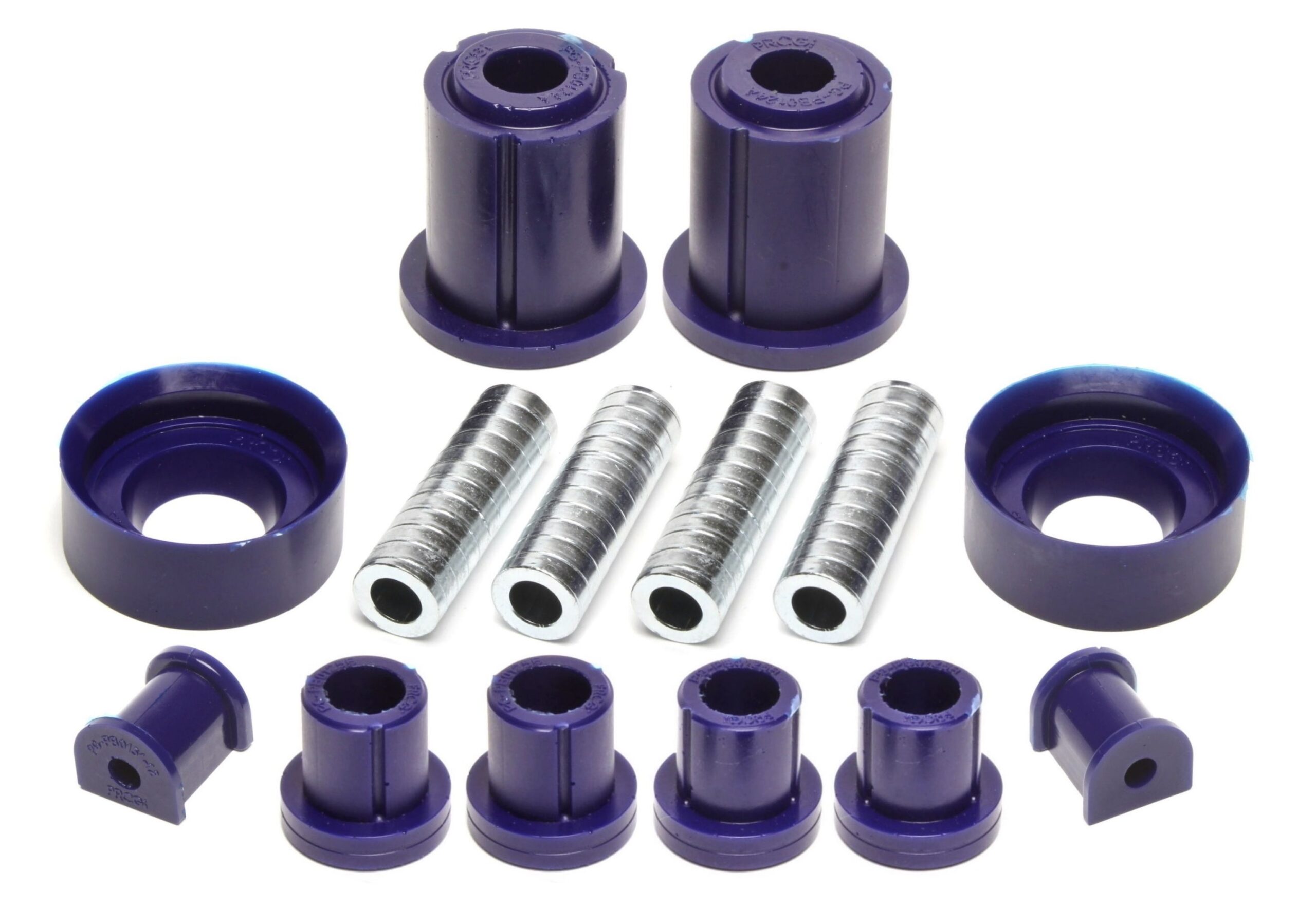 PU-Buchsen Kit 14-teilig / Hinterachse mit Ø 18mm Stabi / passend für BMW 3er Serie E36 Compact / Z3 Roadster/Coupe