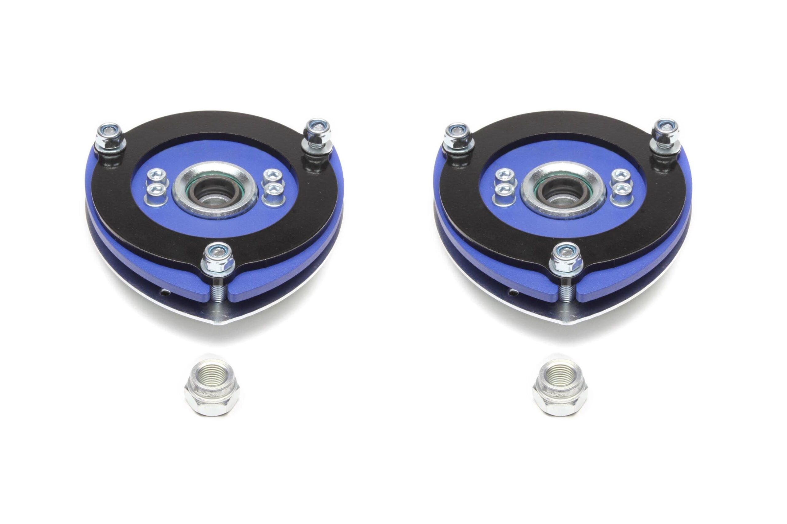 uniball Domlager/ Stützlager / Motorsportdomlager Set Vorderachse passend für Audi A2 / Seat Cordoba / Ibiza III+IV / Skoda Fabia / Roomster / VW Fox / Polo IV+V / Polo Classic/Variant