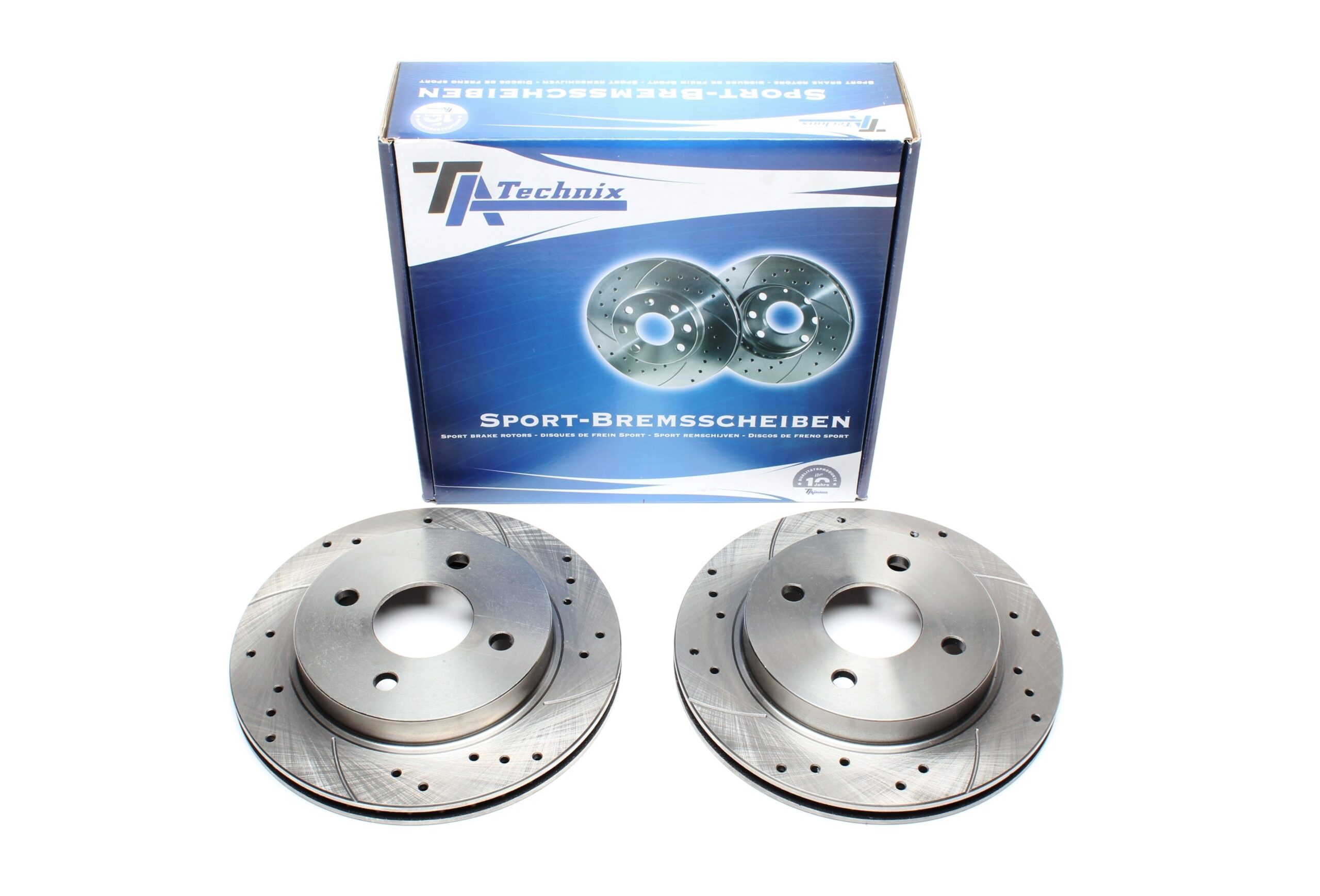 Sport Bremsscheiben Satz Hinterachse passend für Ford Cougar / Mondeo I / Mondeo I Stufenheck / Mondeo I Kombi / Mondeo II / Mondeo II Stufenheck / Mondeo II Kombi / Scorpio II Kombi