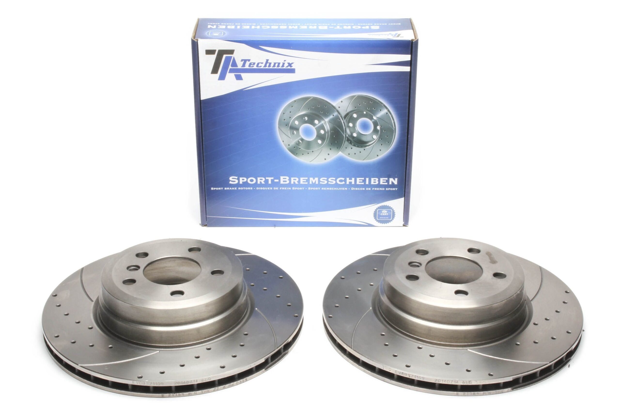 Sport Bremsscheiben Satz Hinterachse passend für BMW X5 E70 / X6 E71 E72