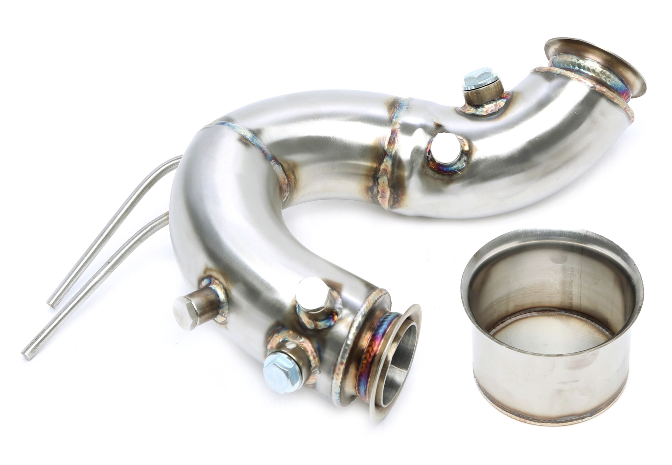 Downpipe ohne Katalysator passend für Audi A3 (8V) / Seat Leon (5F) / Skoda Octavia (5E) / VW Golf VII (AU_) mit 1.6/2.0 TDI Motoren