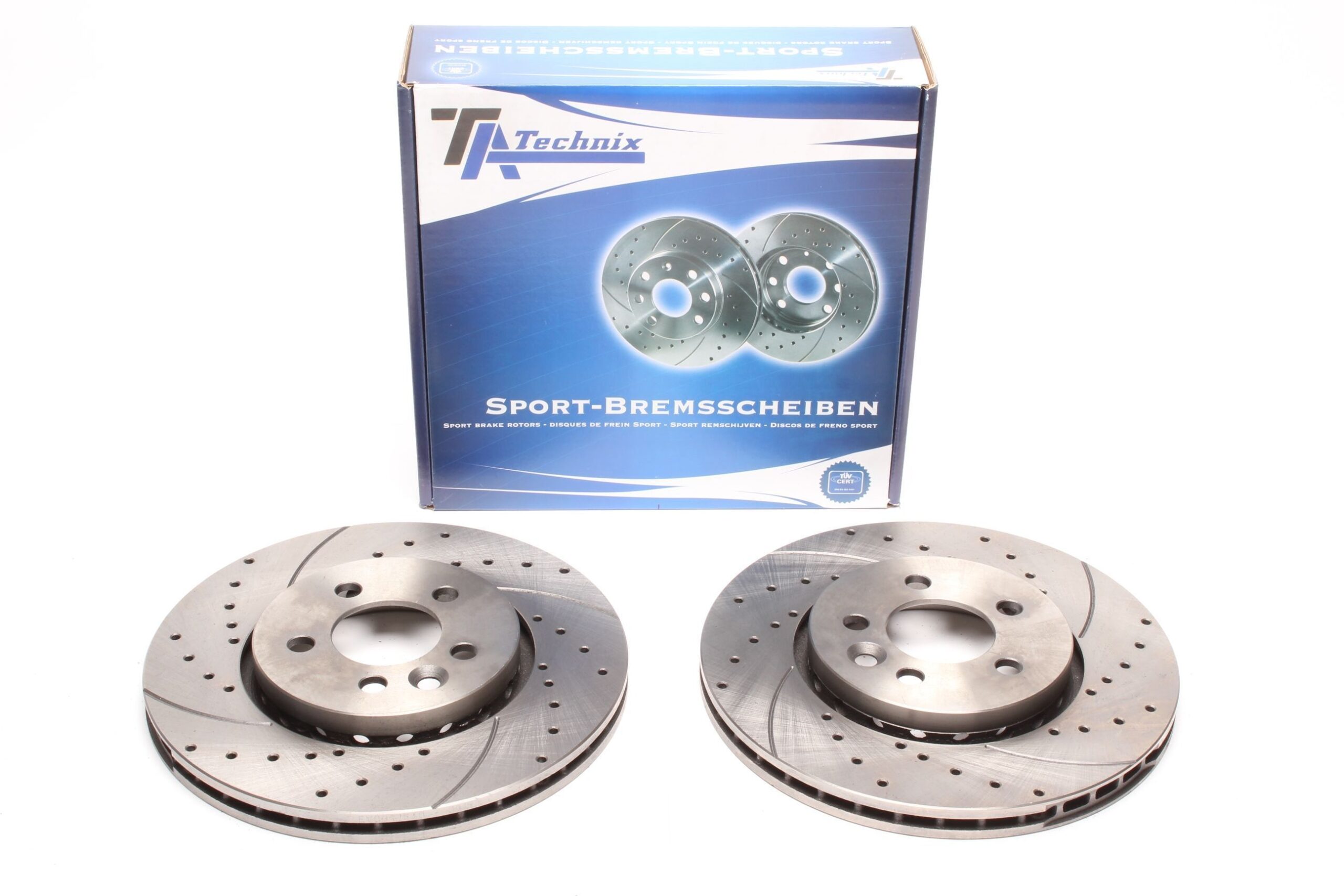 Sport Bremsscheiben Satz Vorderachse passend für MG ZT / MG ZT-T / Rover 75 / Rover 75 Tourer