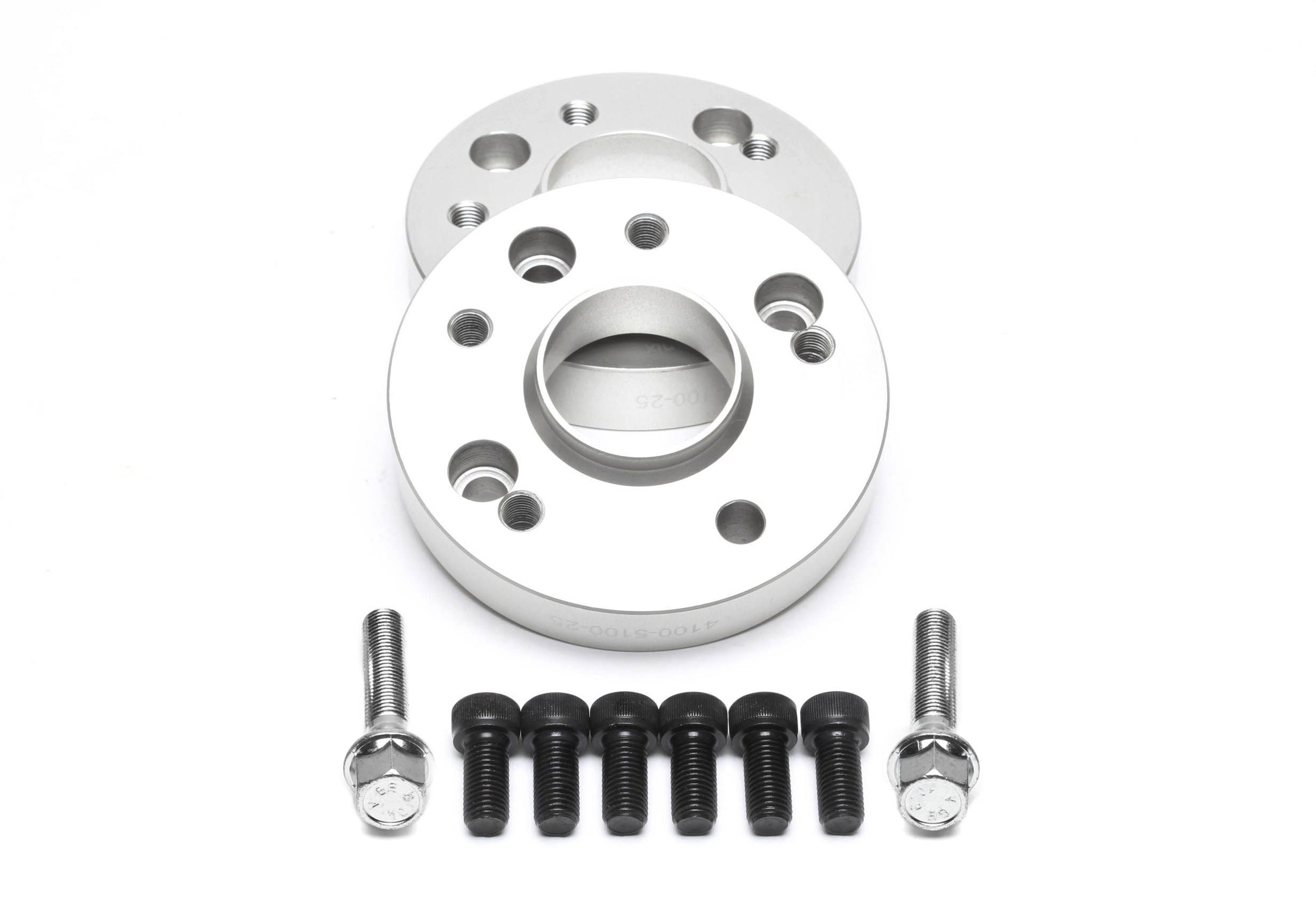 Lochkreisadapterset 25mm pro Seite/50mm pro Achse/4x100 auf 5x100