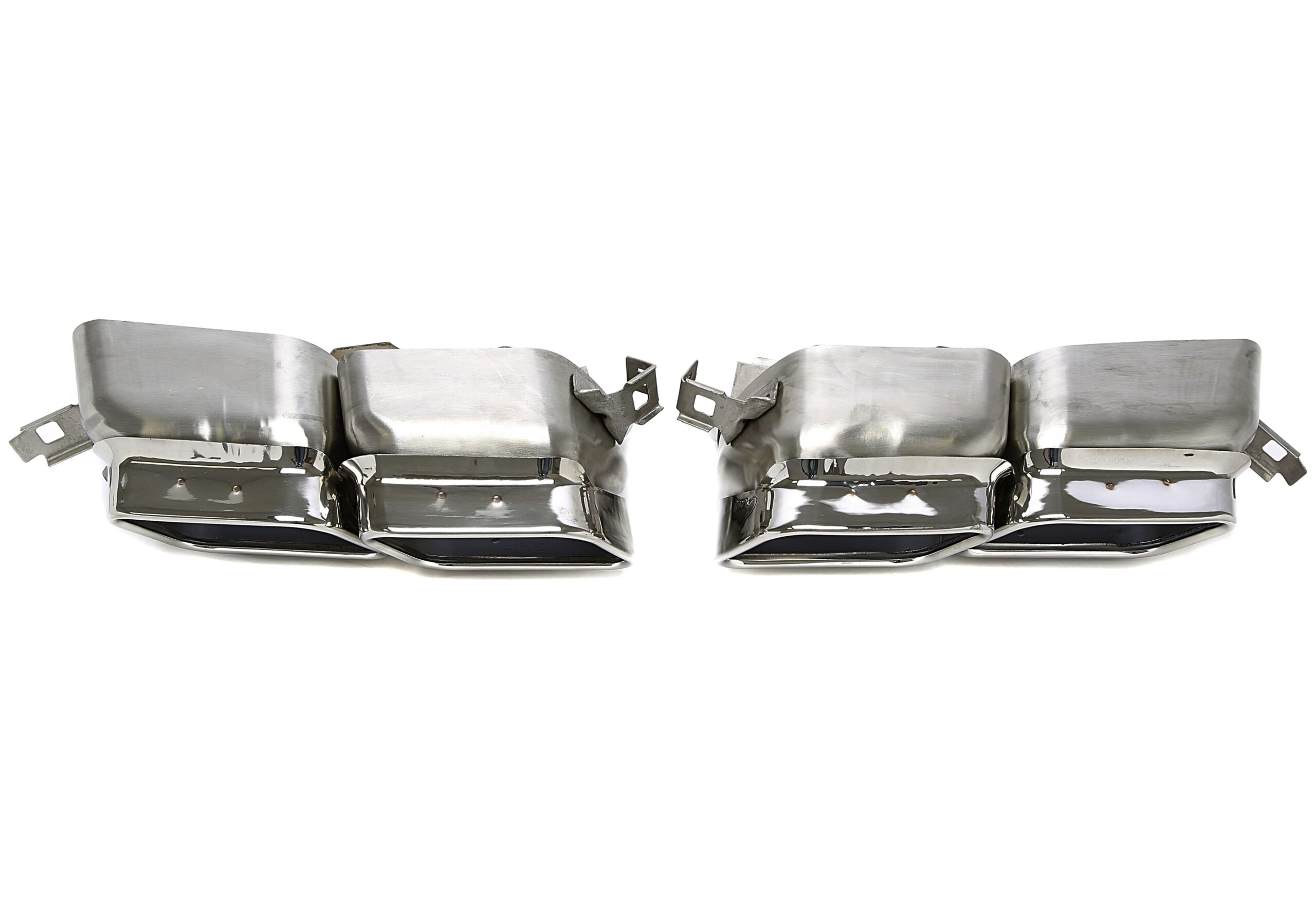 Endrohrblende zum anschrauben "single port" in chrom/glänzend passend für BMW 7er Serie (F01)