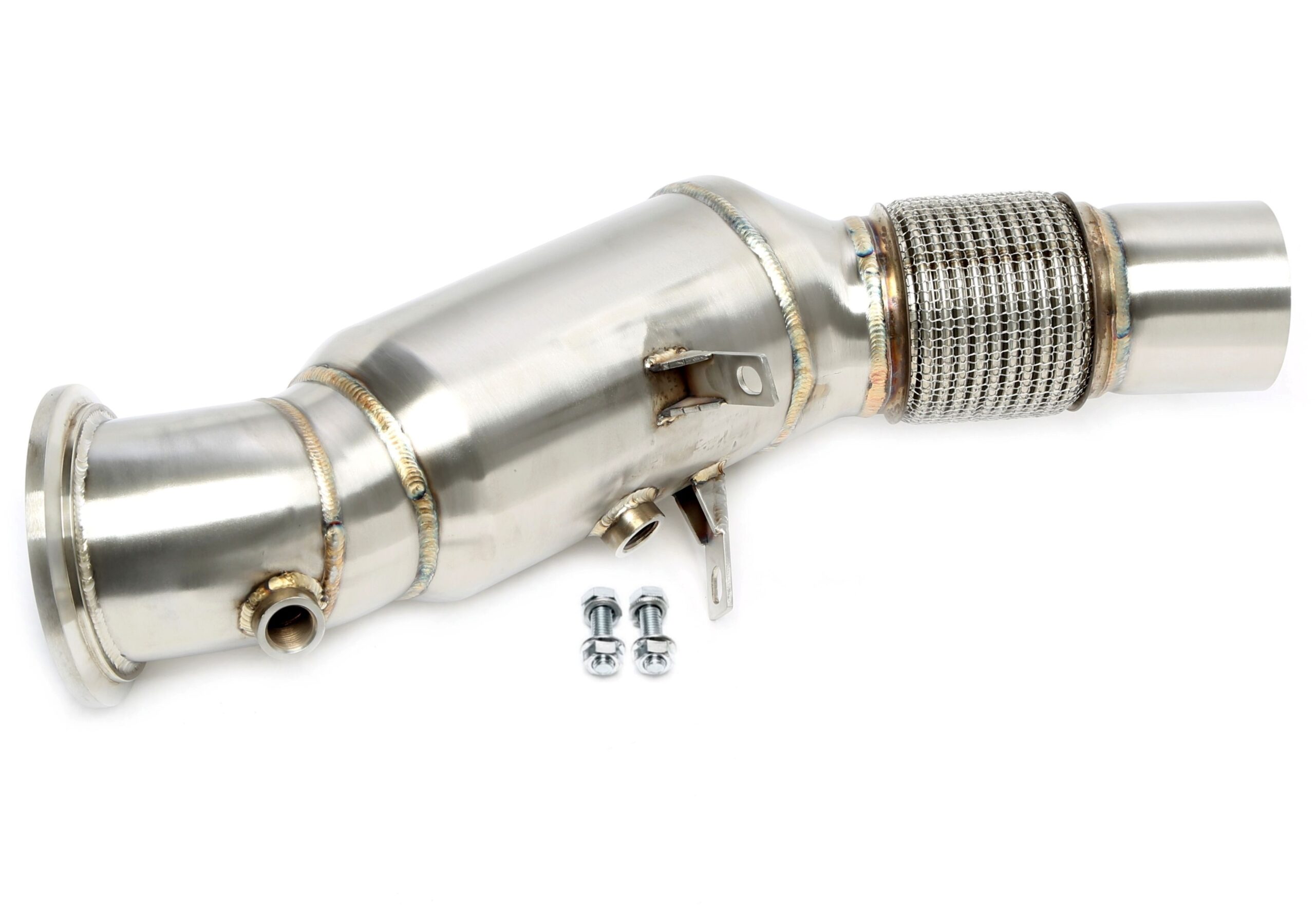Downpipe mit Katalysator passend für BMW 1er Serie Typ F20/F21, 2er Typ F22, F23, , 3er Typ F30, F31, F34, G20, G21, 4er Typ F32,F33, F36, G22, G23, G26, 5er Typ G30, 6er Typ G32, X3/X4 Typ G01/G02 - Motorcode B48