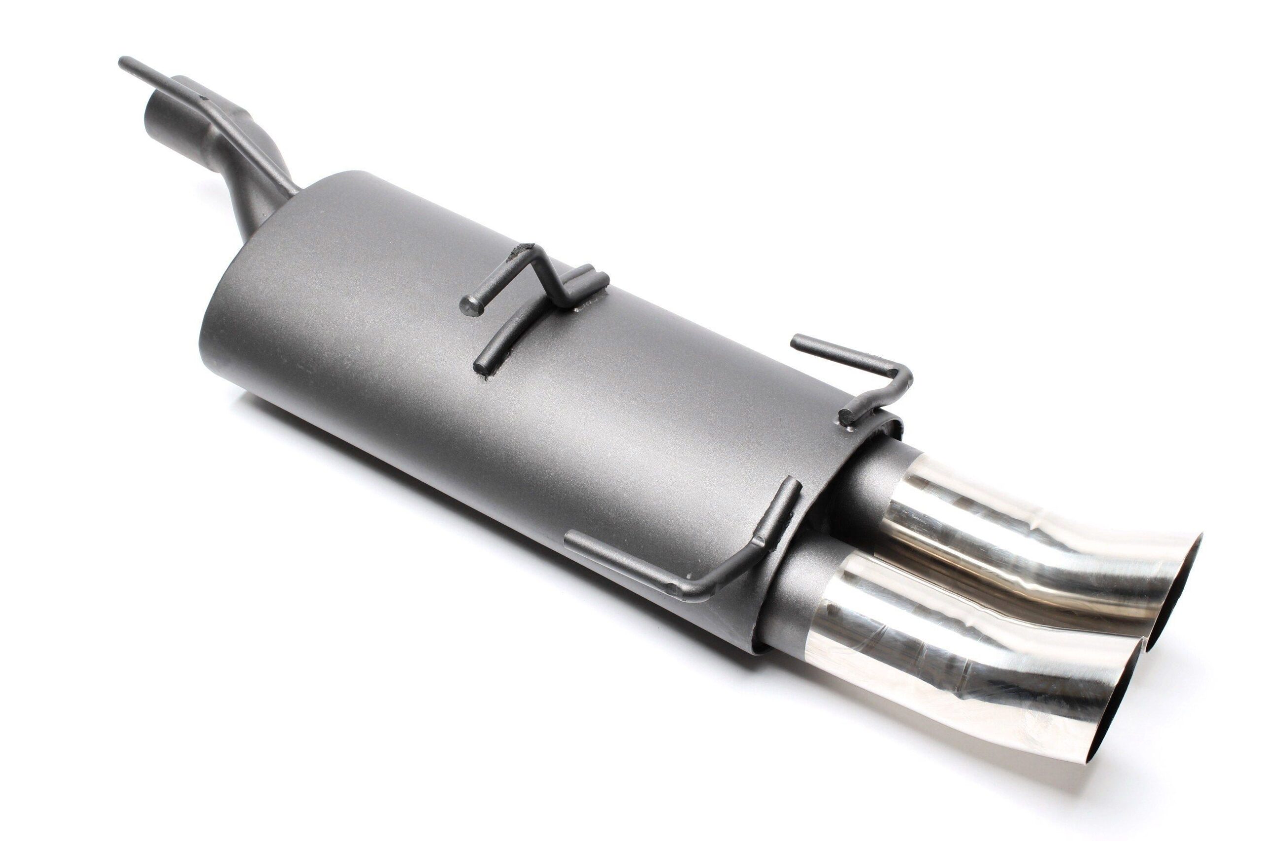 Sportendschalldämpfer 2x76mm DTM passend für Opel Astra F-CC, Kadett E-CC