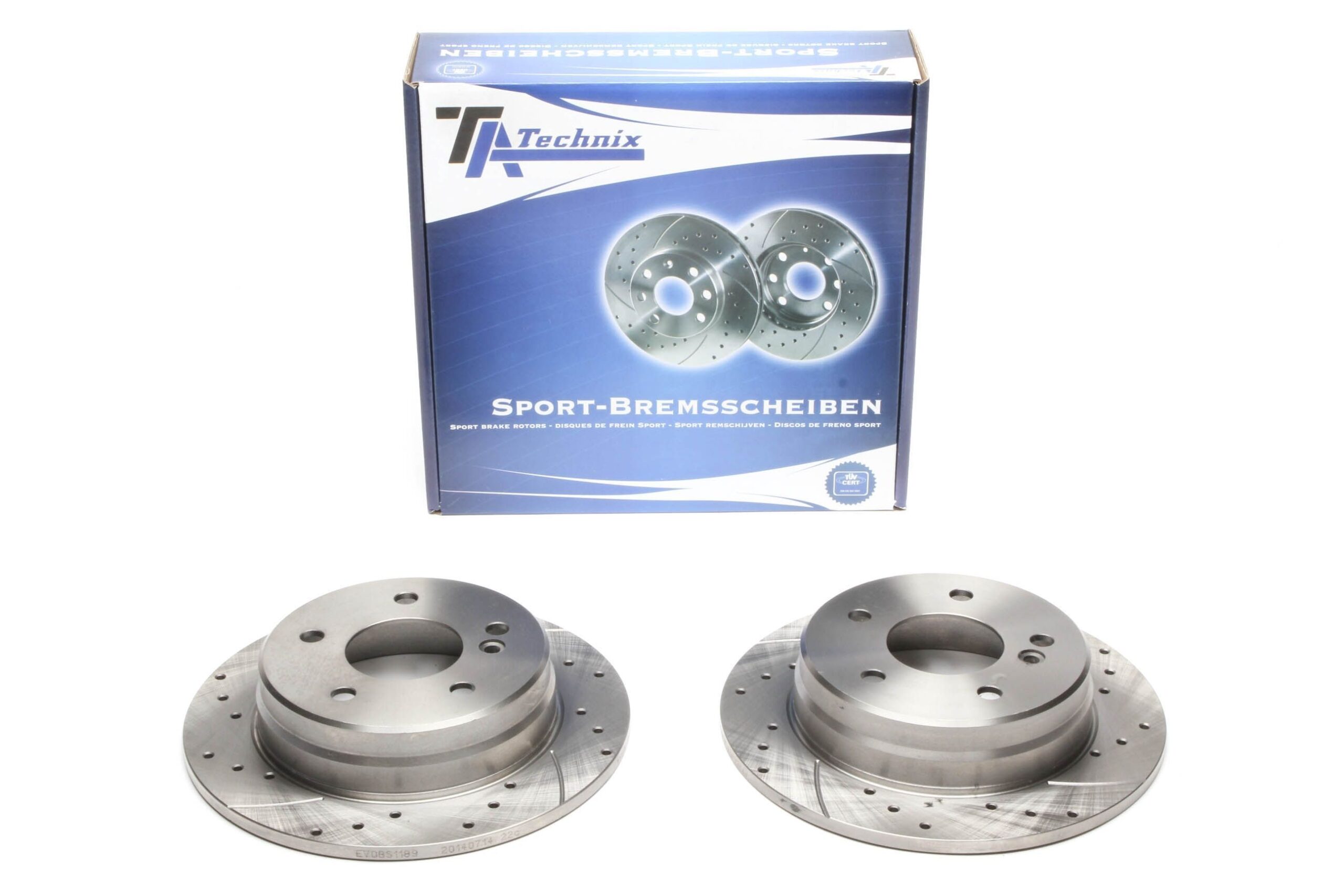 Sport Bremsscheiben Satz Hinterachse passend für Mercedes Benz C-Klasse W202/S202