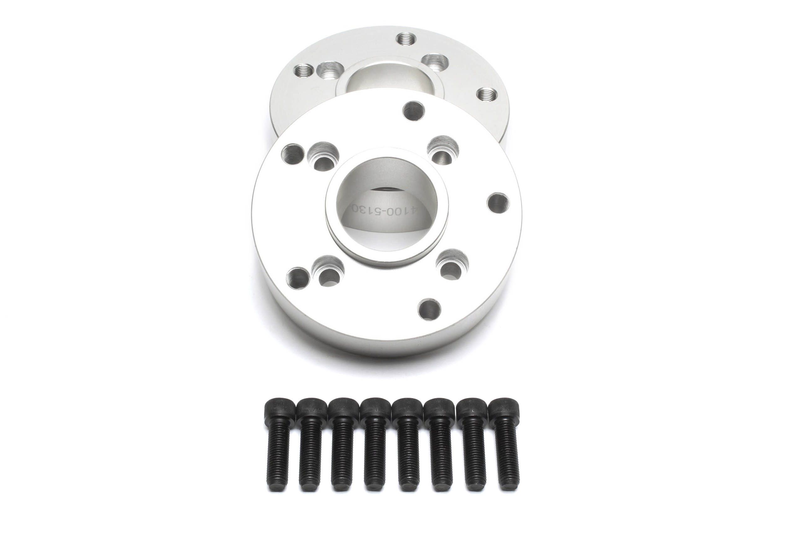Lochkreisadapterset 40mm pro Seite/80mm pro Achse/4x100 auf 5x130